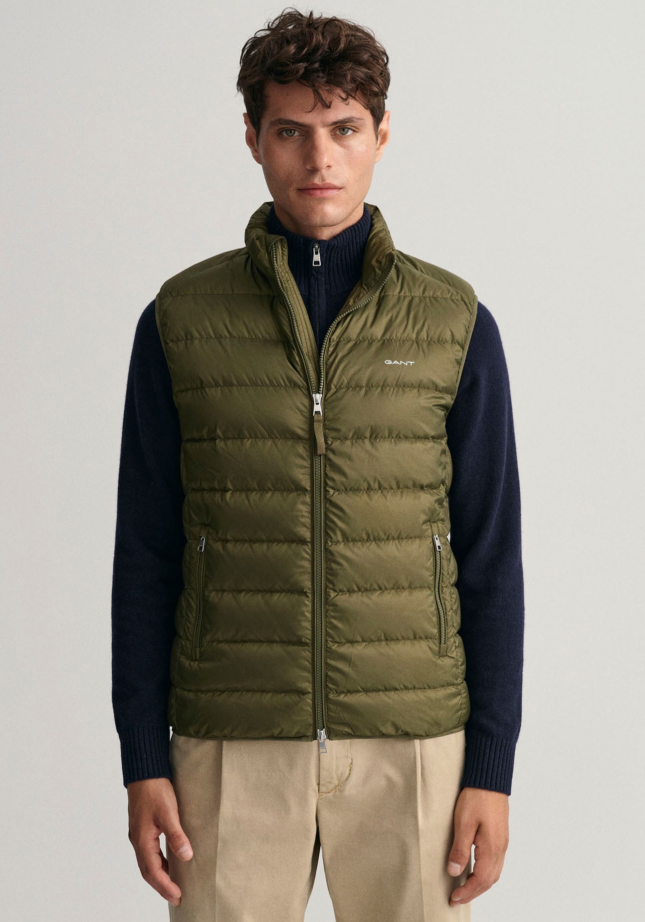 Image of Gant Steppweste "LIGHT GILET" im Streifen-Stepp-Look