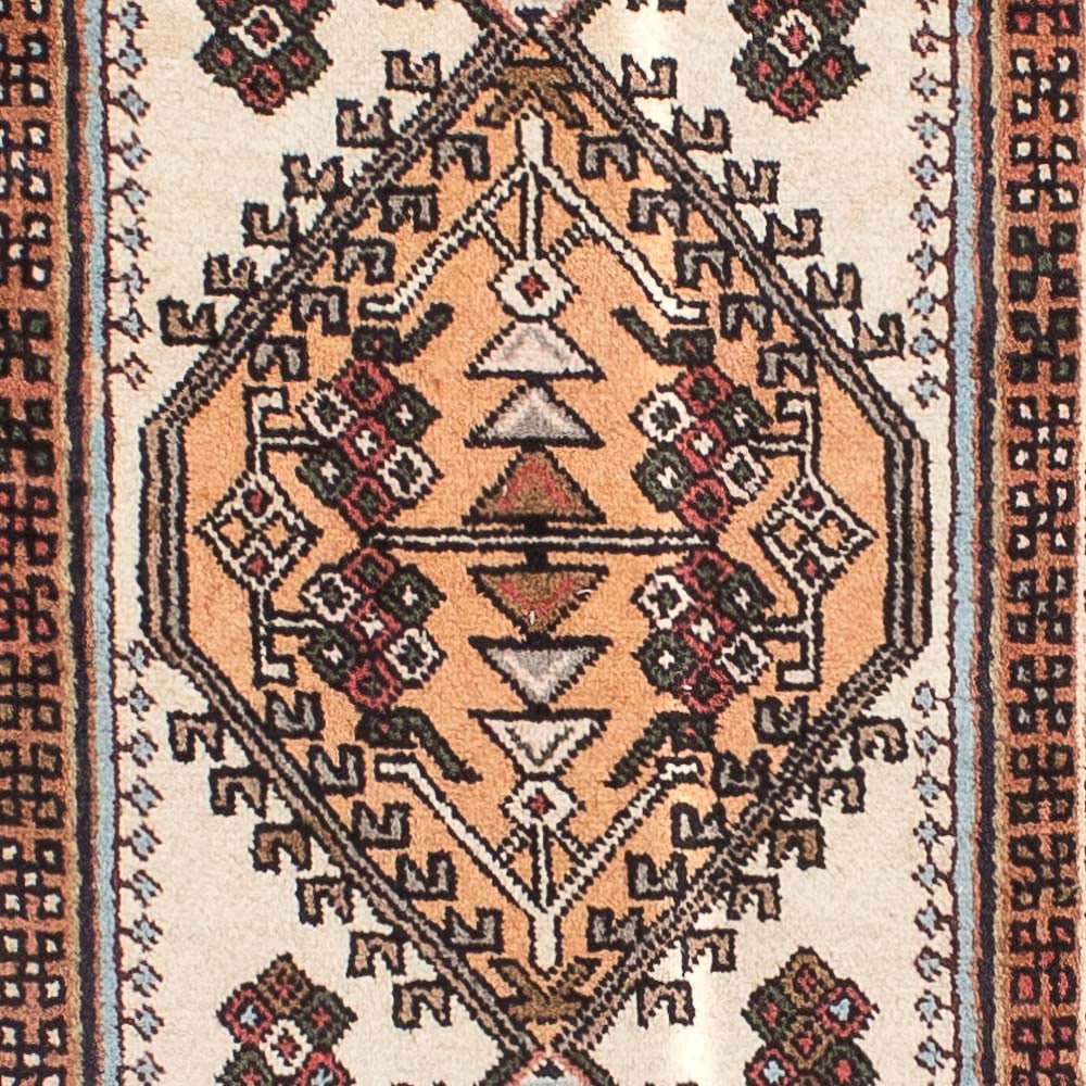 morgenland Orientteppich »Perser - Nomadic - 297 x 71 cm - beige«, rechteckig, Wohnzimmer, Handgeknüpft, Einzelstück mit Zertifikat