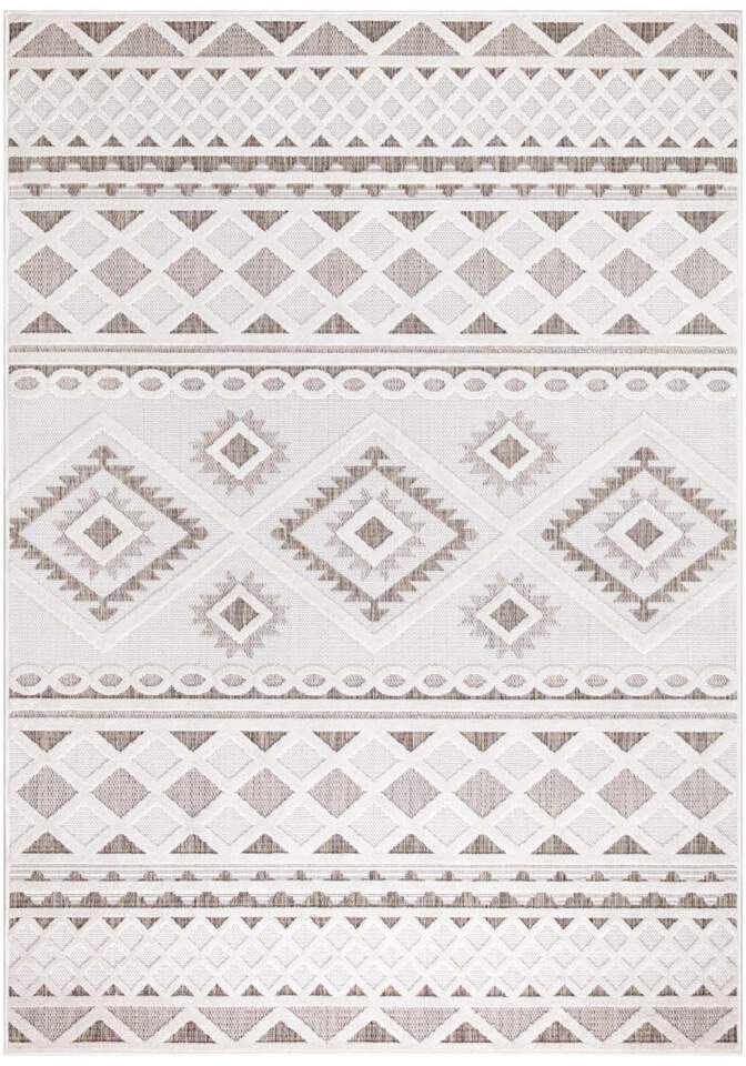Carpet City Teppich »In-& Outdoorteppich Santorini 435, 3D-Effekt,  Boho-Look«, rechteckig, Wetterfest & UV-beständig für Terrasse, Balkon,  Küche, Flur bequem kaufen