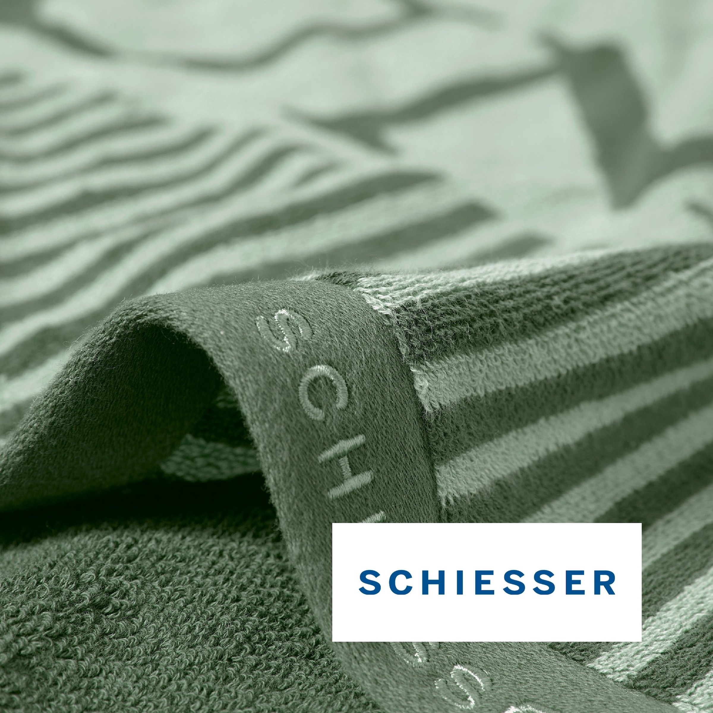 Schiesser Saunatuch »Rom aus garngefärbtem, kuschelweichem Baumwollfrottier« OEKO-TEX® MADE IN GREEN