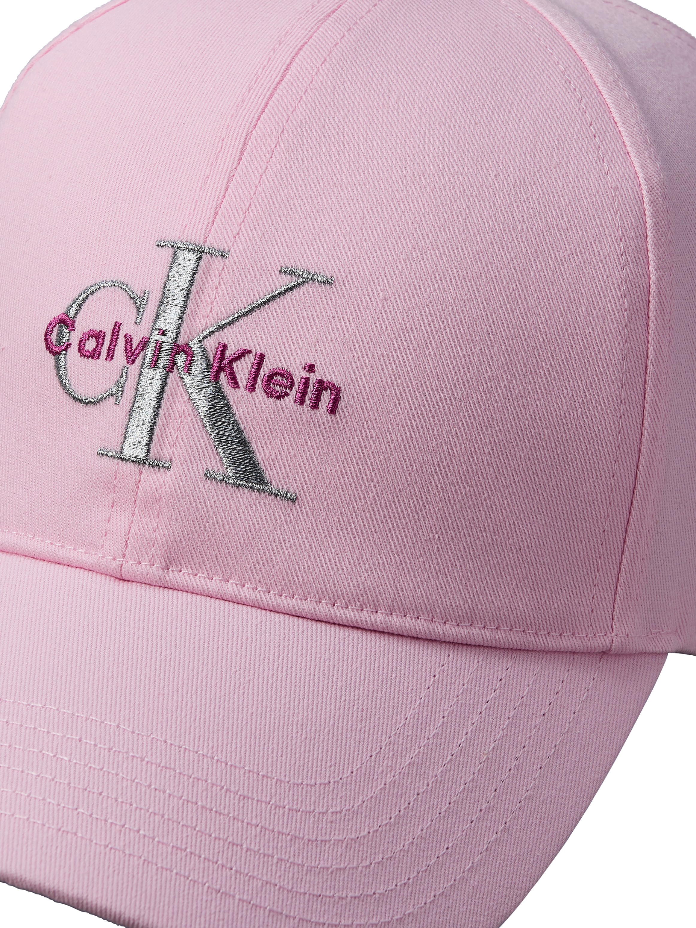 Calvin Klein Jeans Baseball Cap »MONOLOGO EMBROIDERY BASEBALL HAT« Mit festem Schirm