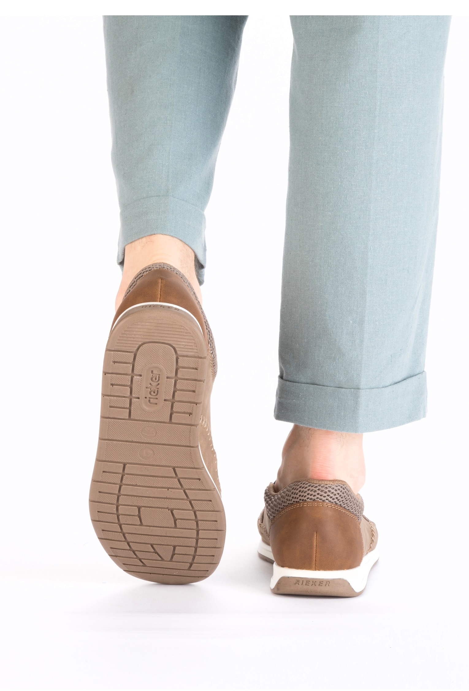 Rieker Slipper  Sneaker slip-on, chaussure à enfiler avec inserts stretch