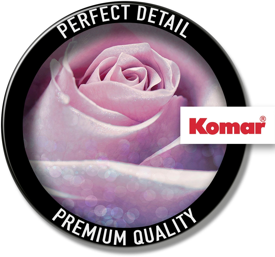 Komar Vliestapete »Digitaldruck Vlies - Delicate Rose - Grösse 200 x 260 cm«, bedruckt, Wohnzimmer, Schlafzimmer