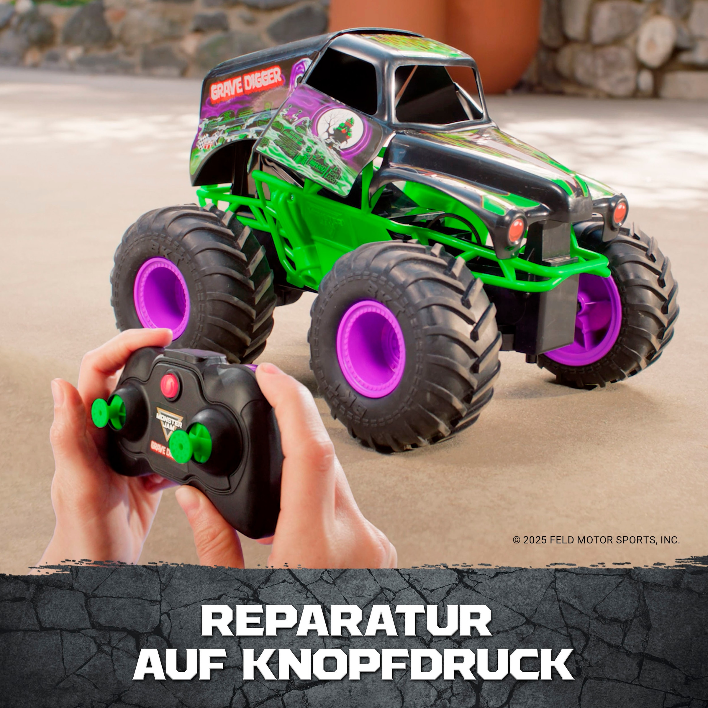 Spin Master RC-Monstertruck »Monster Jam - Smash 'n Bash Grave Digger«