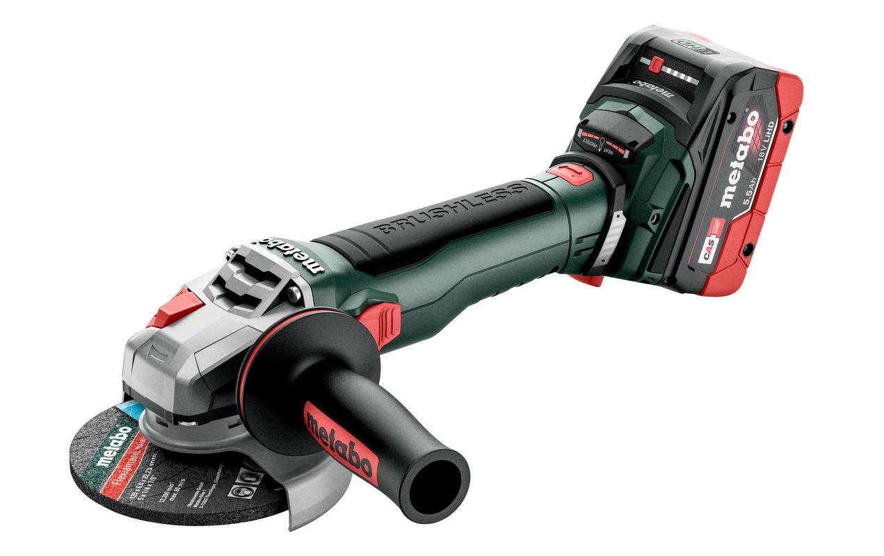Image of metabo Winkelschleifer "WB18 lTBL11-125 Quick, Ø 125 mm, 18 V, Kit"