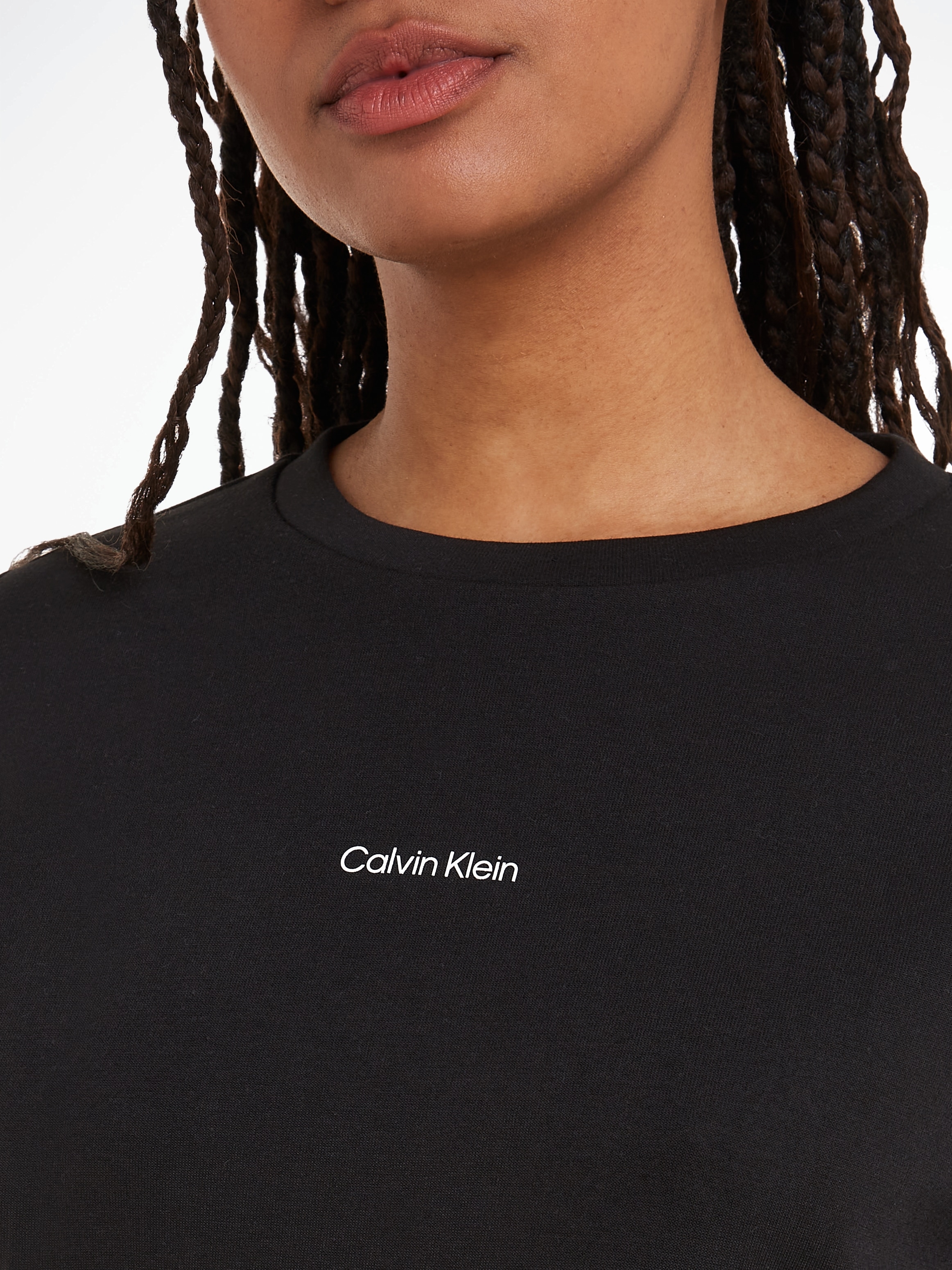 Calvin Klein Sweatshirt »MICRO LOGO ESS SWEATSHIRT«, mit Rundhalsausschnitt
