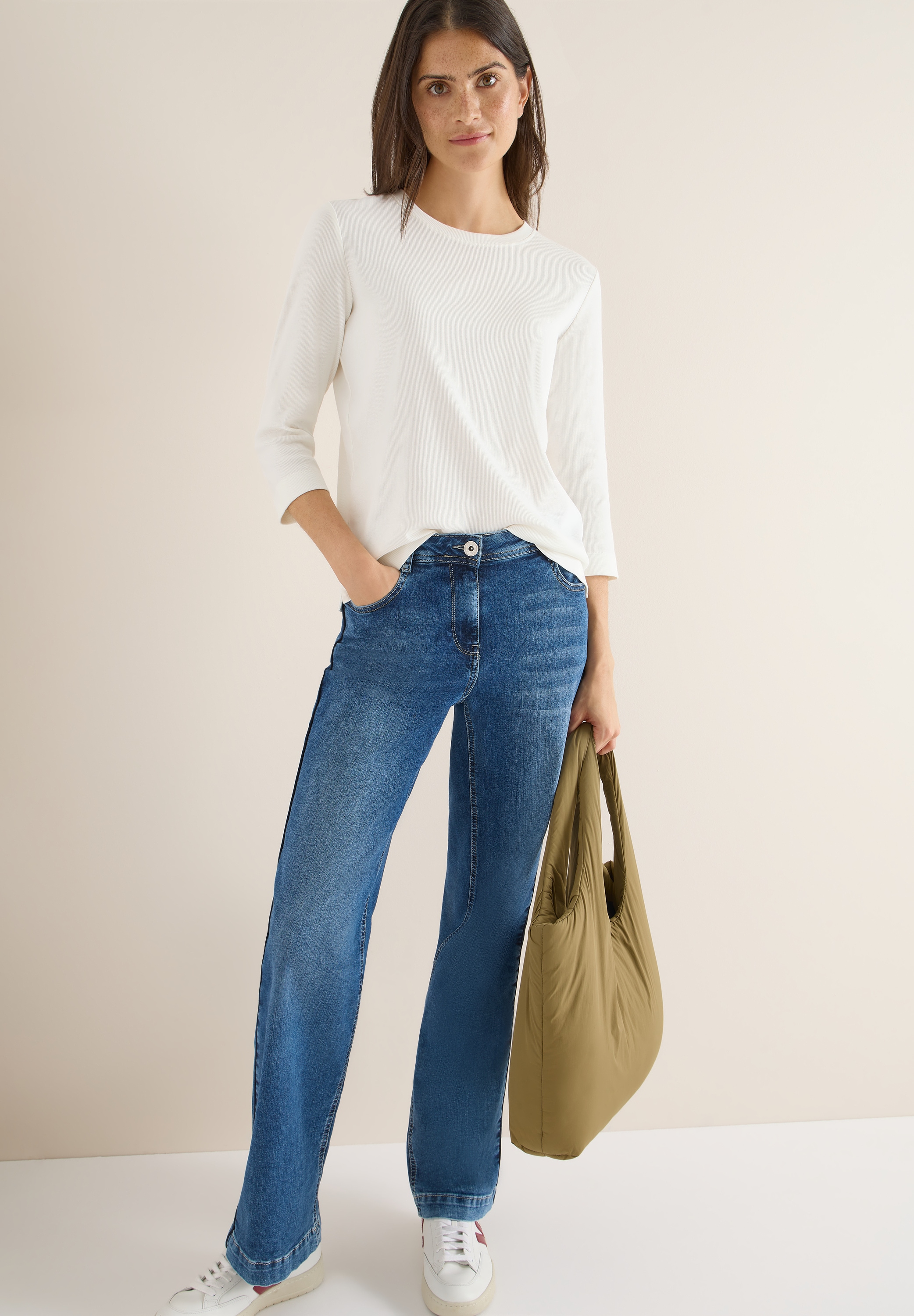 Cecil T-shirt à manches 3/4 mit 3/4-Ärmel