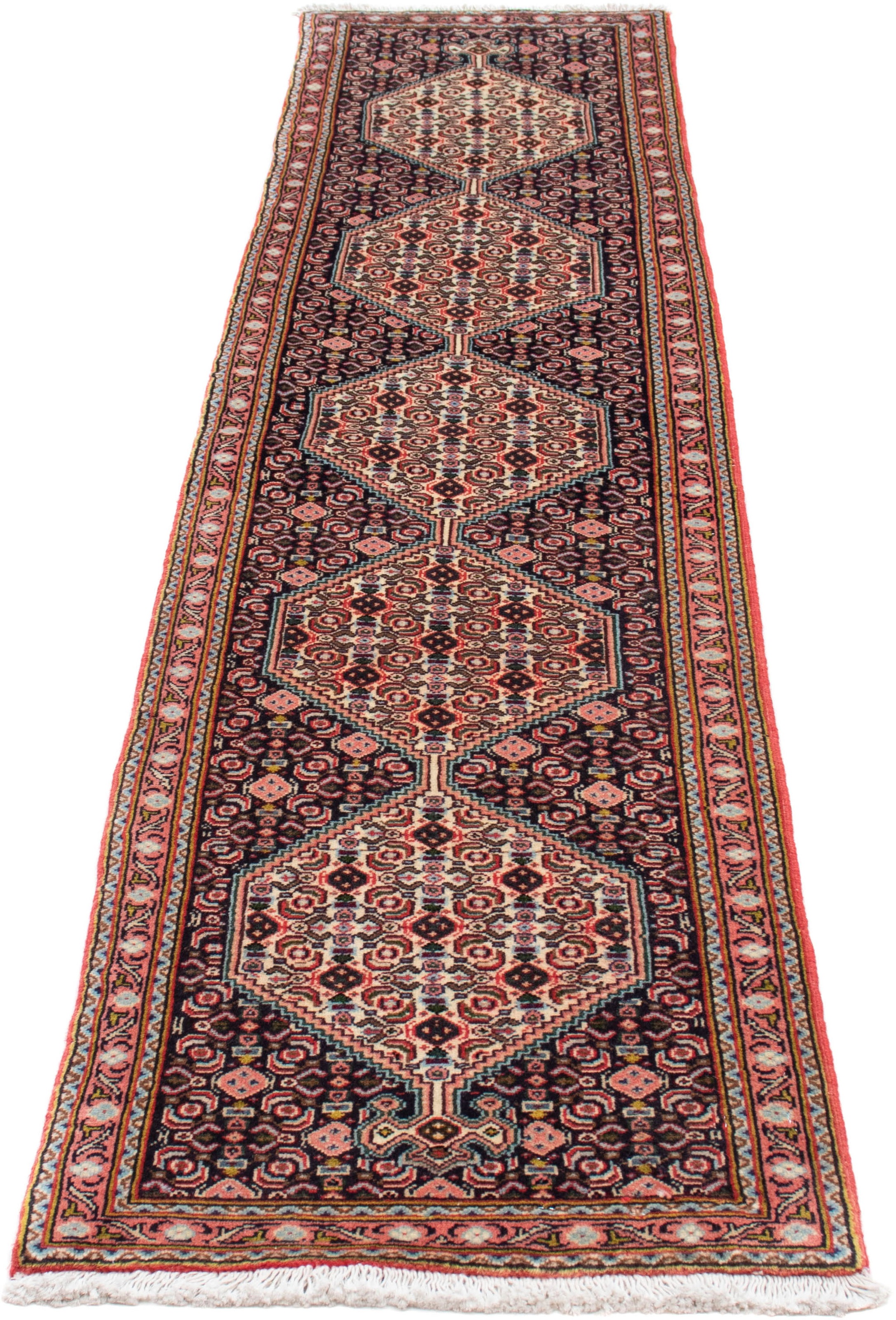 Image of morgenland Orientteppich »Perser - Classic - 130 x 51 cm - hellrot«, rechteckig, 15 mm Höhe, Wohnzimmer, Handgeknüpft, Einzelstück mit Zertifikat bei Ackermann Versand Schweiz