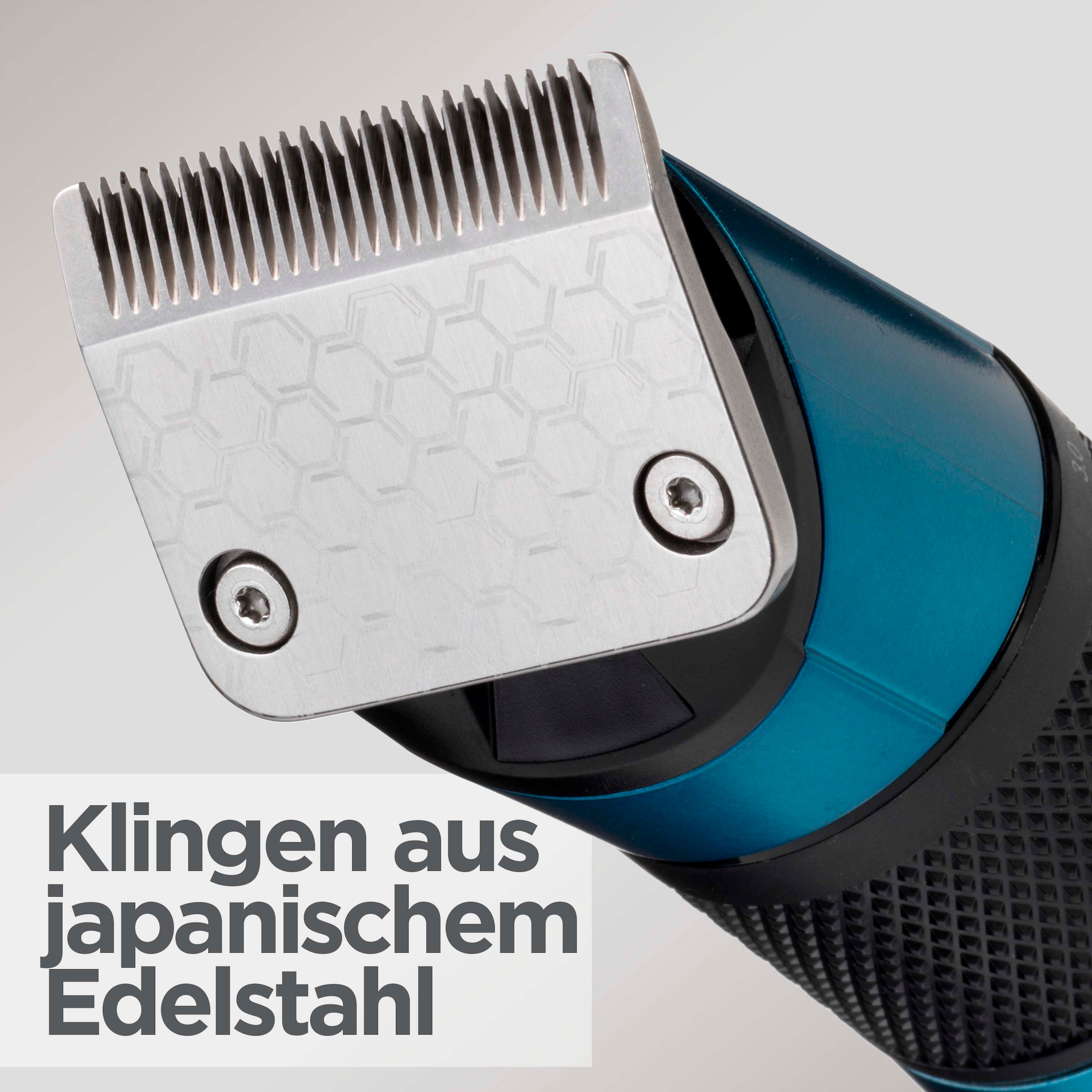 BaByliss Tondeuse à cheveux »Japanese Steel Haarschneider, E990E« 8 Aufsätze Präzisionsklingen aus japanischem Edelstahl, 45 Schnittlängen