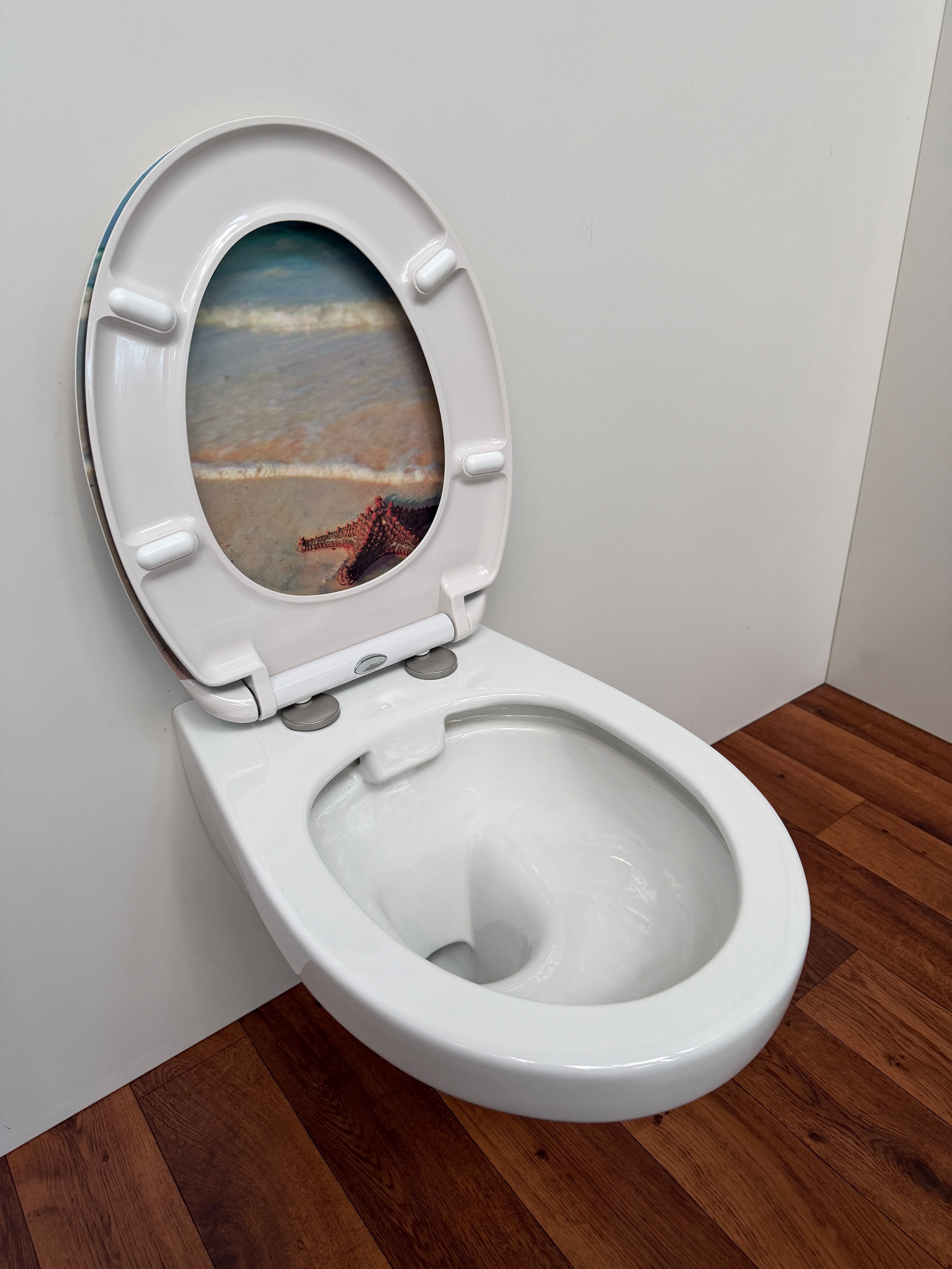 welltime WC-Sitz »Classic Decor« Kratzfester Duroplast Klo-Sitz mit Absenkautomatik & Schnellverschluss