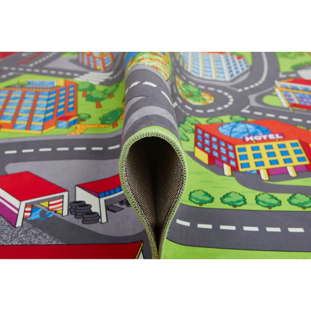 Andiamo Kinderteppich »Street«, rechteckig, Strassen-Spiel-Teppich, weiche Spielunterlage, rutschhemmend