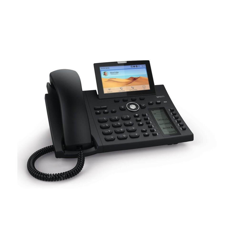 Snom Festnetztelefon »D385 Schwarz«