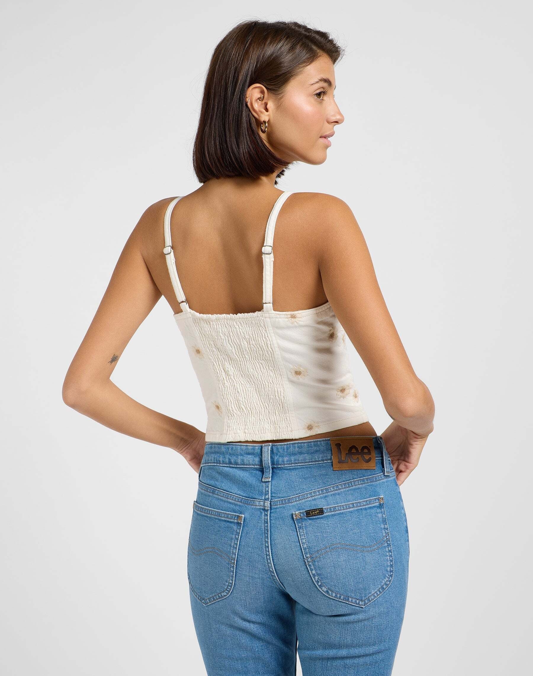 Lee® T-shirt à manches courtes »Lee Top Embroidery Top«