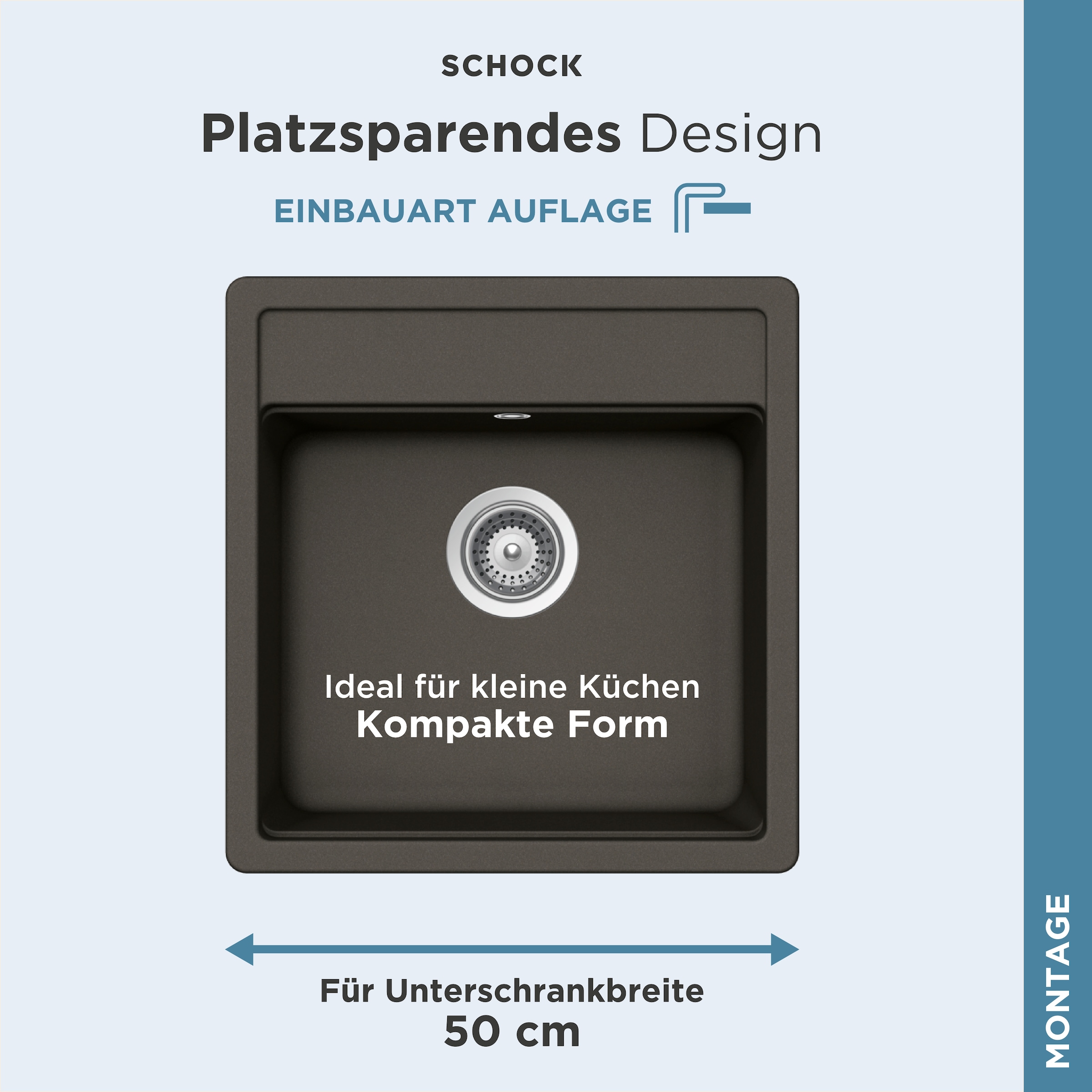 Schock Évier en granit »Oslo«