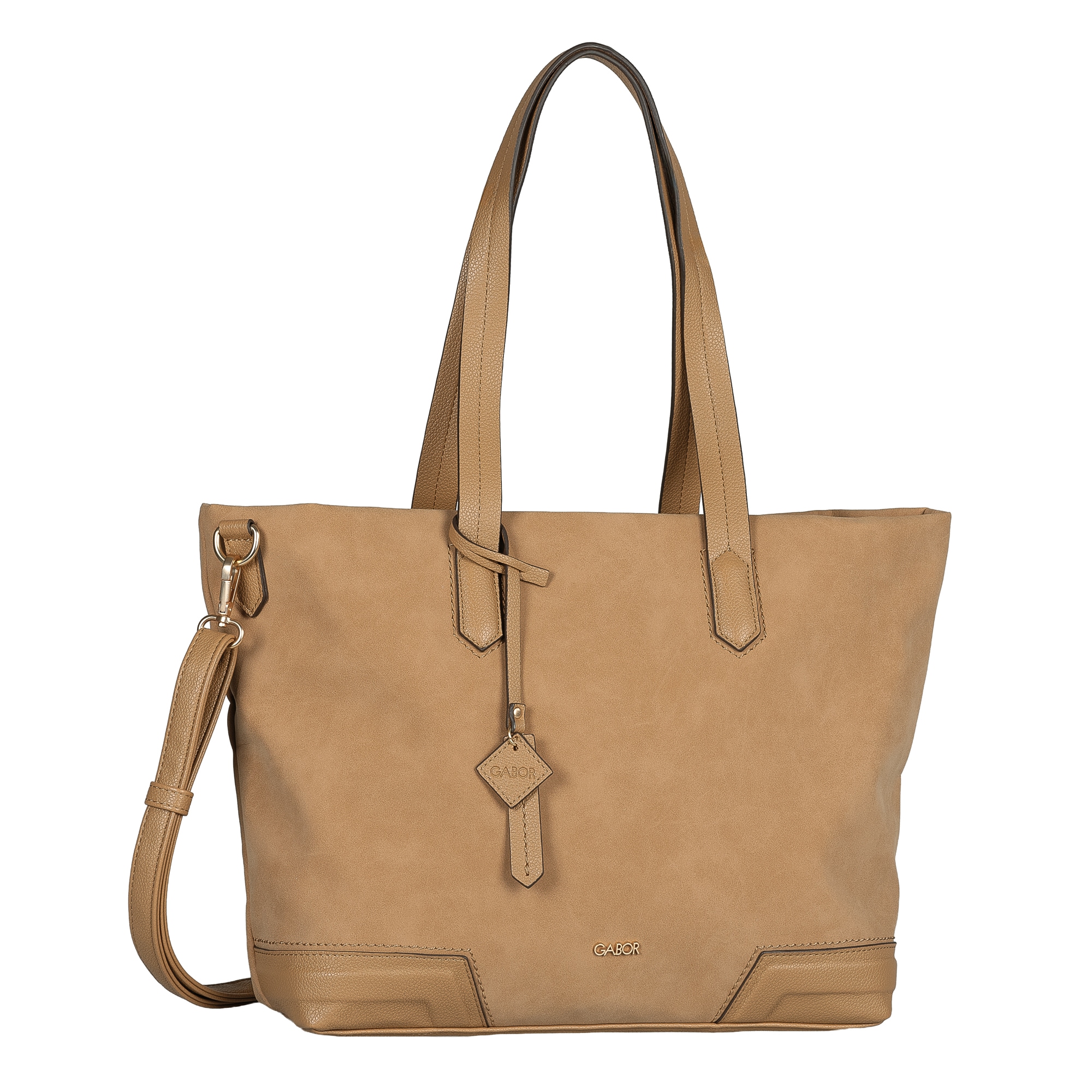 Gabor Shopper »Cira« sac bandoulière pour femme avec pendentif logo