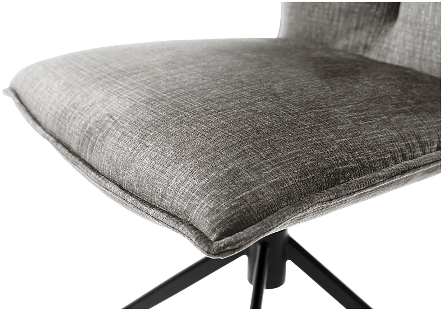 MCA furniture 4-Fussstuhl »NALON Esszimmerstuhl (2er Set) - Stuhl«, (Set), 2 St., Veloursstoff, 360° drehbar, Schwingfunktion, Metall, Veloursoptik, belastbar 120 kg