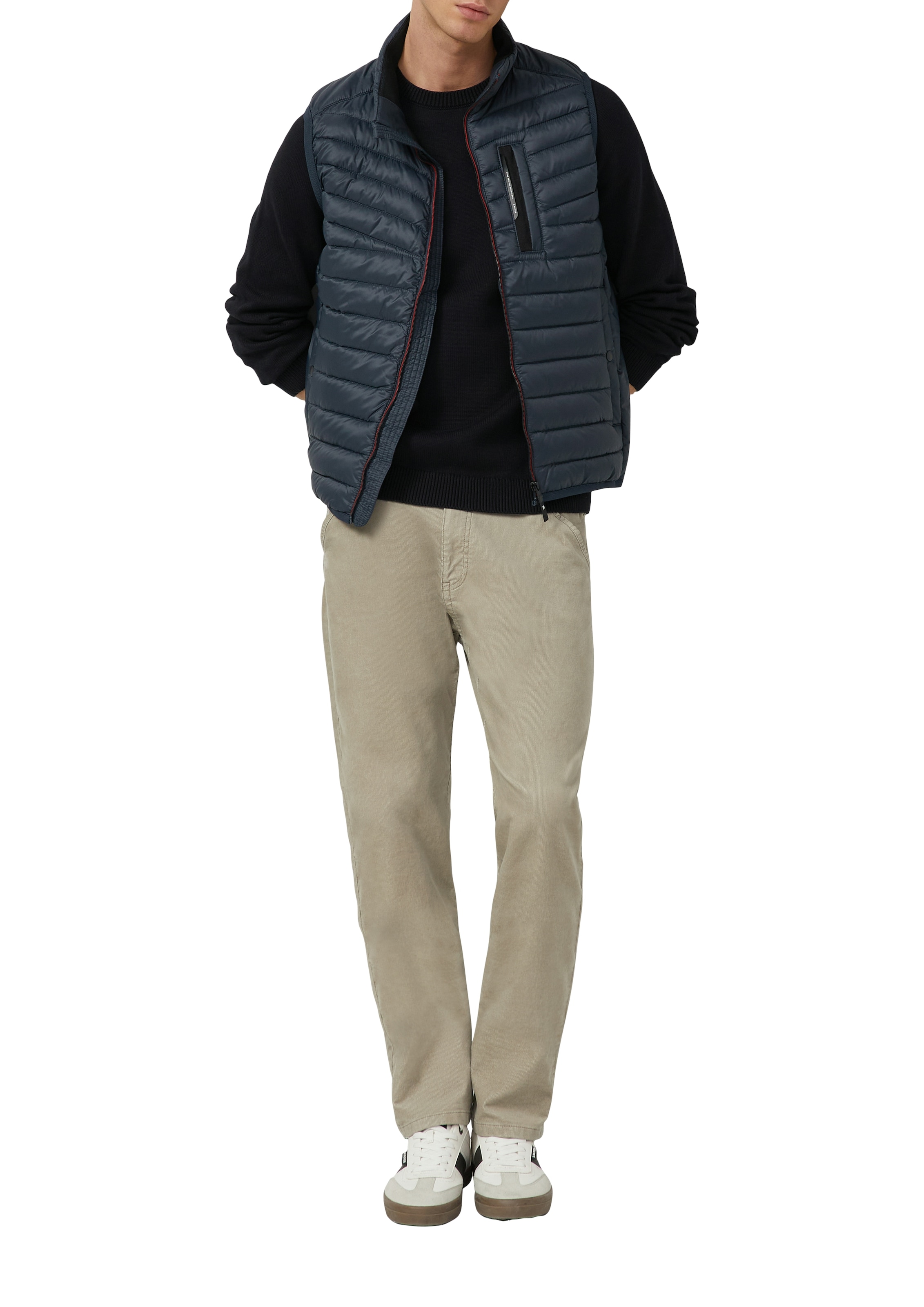 s.Oliver Pull à col rond mit Logo Stickerei