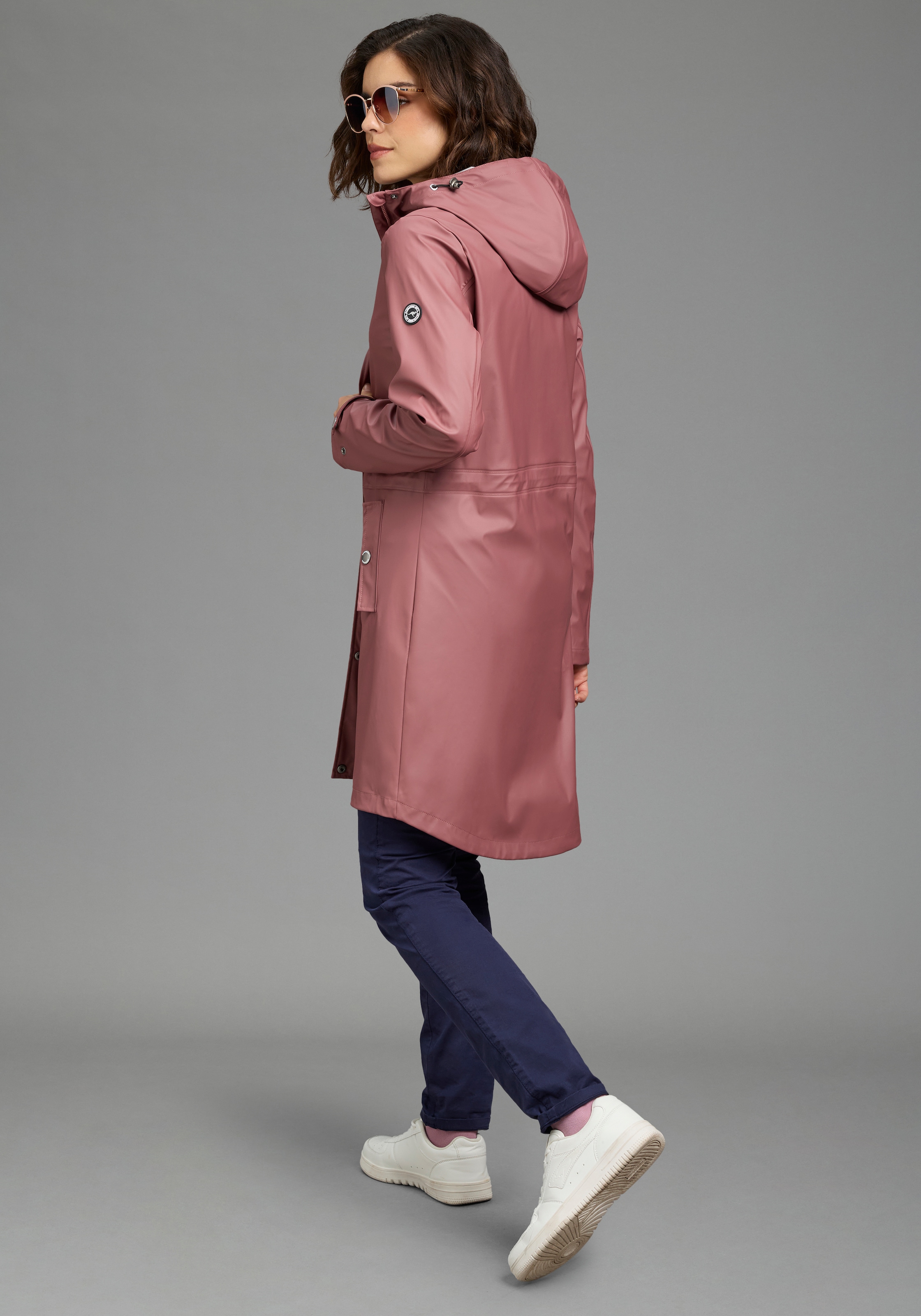KangaROOS Manteau de pluie cordon pour réglage flexible, coupe-vent & déperlant