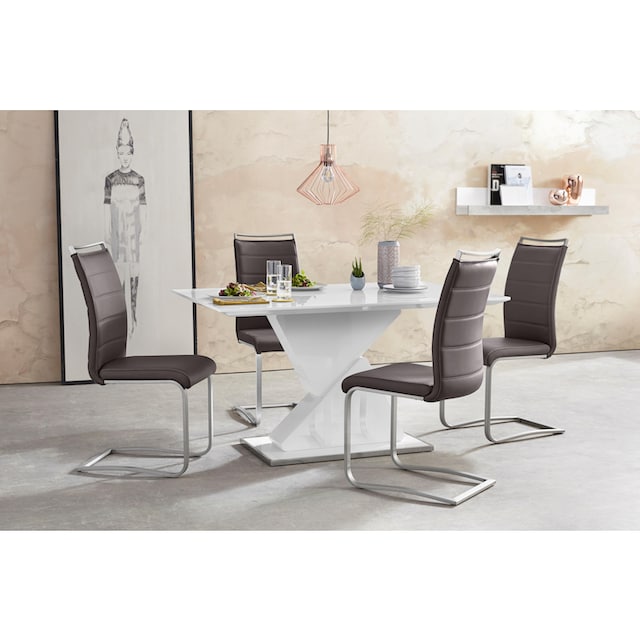 MCA furniture Freischwinger »Pescara«, (Set), 2 St., Kunstleder, Stuhl  belastbar bis 120 Kg jetzt kaufen