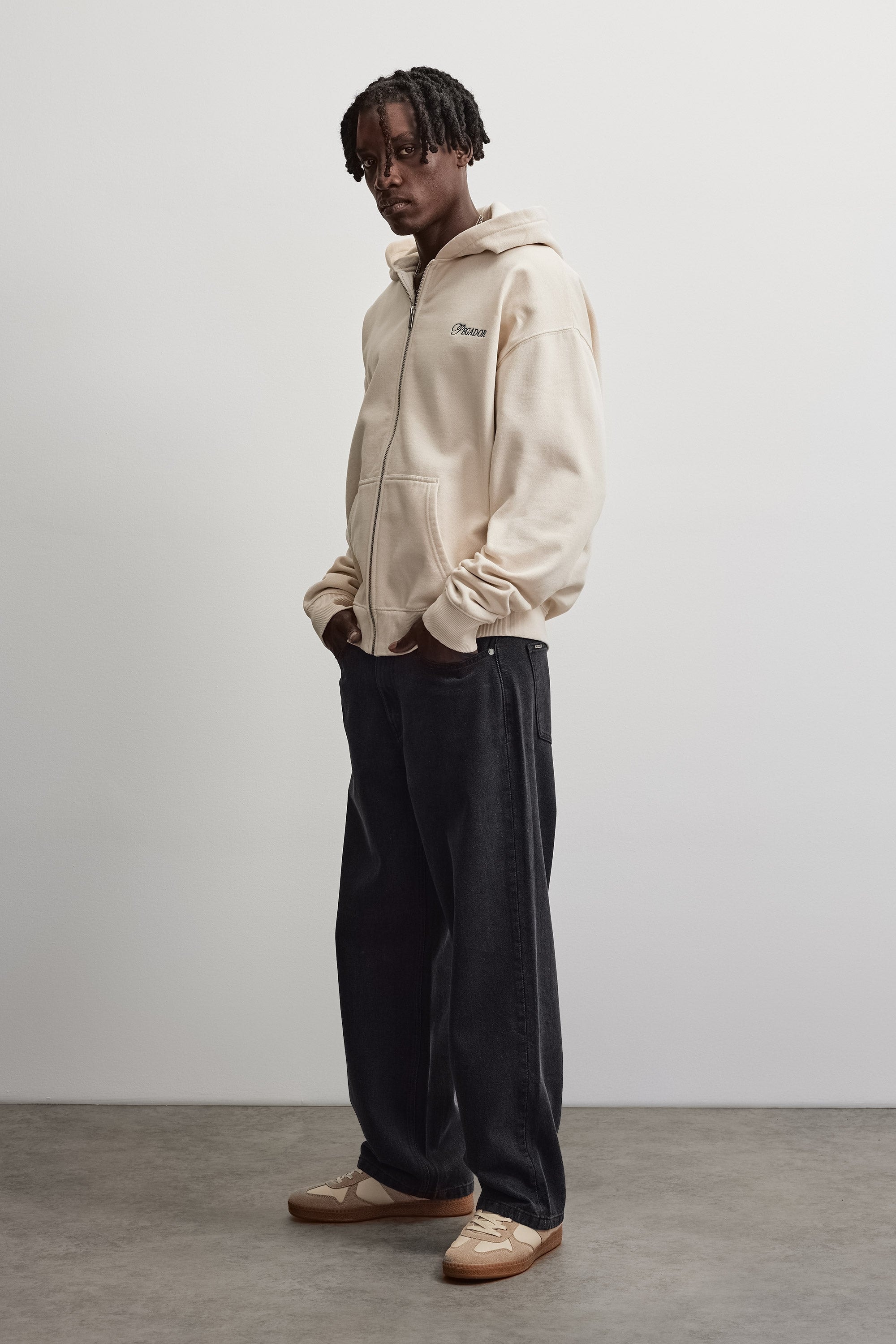 PEGADOR Sweat à capuche »Carloforte Oversized Sweat Jacket« Mélange de coton, coupe oversize