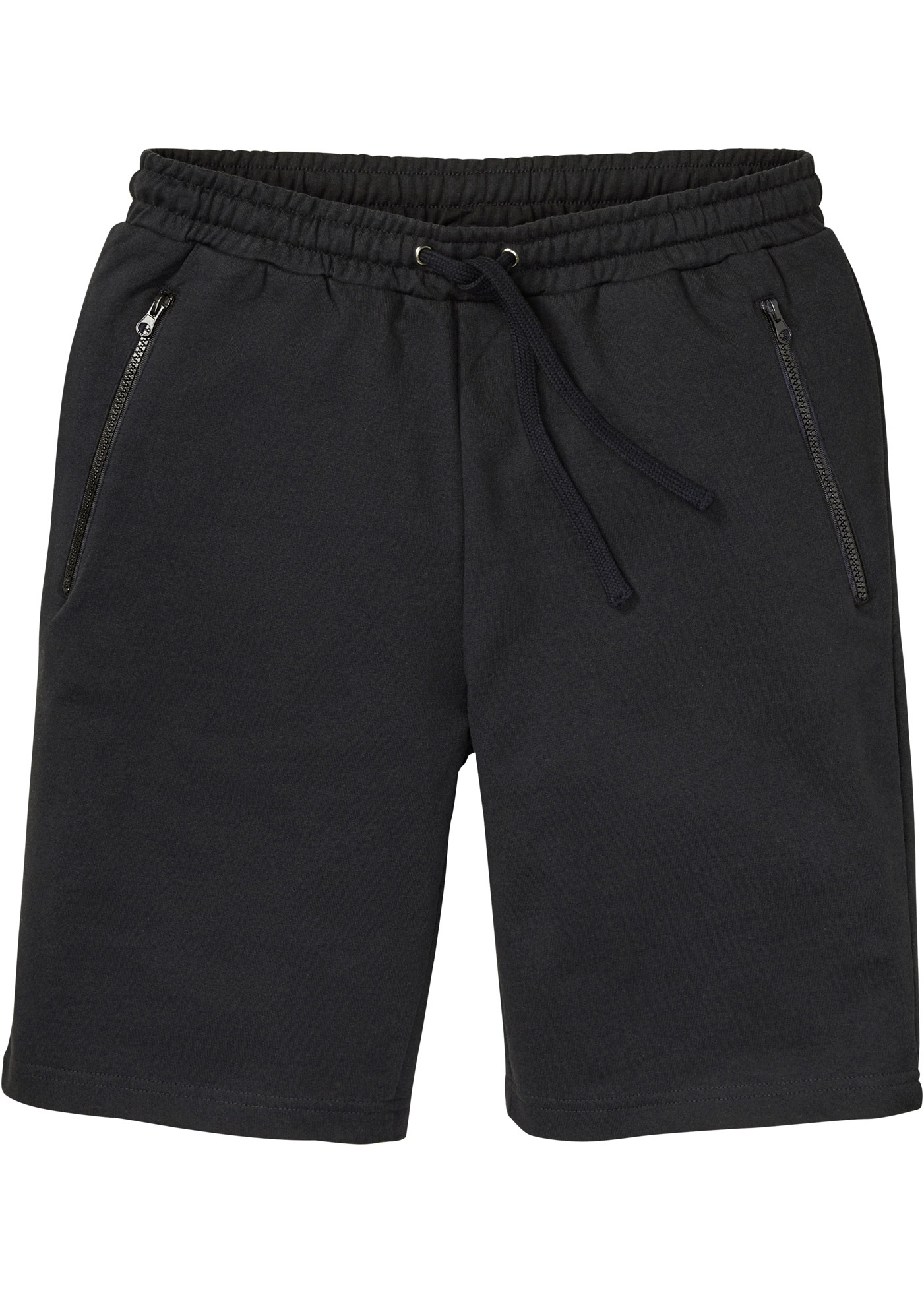 bonprix Sweatbermudas  aus Baumwolle und Polyester, mit Reissverschluss-Taschen, regular fit