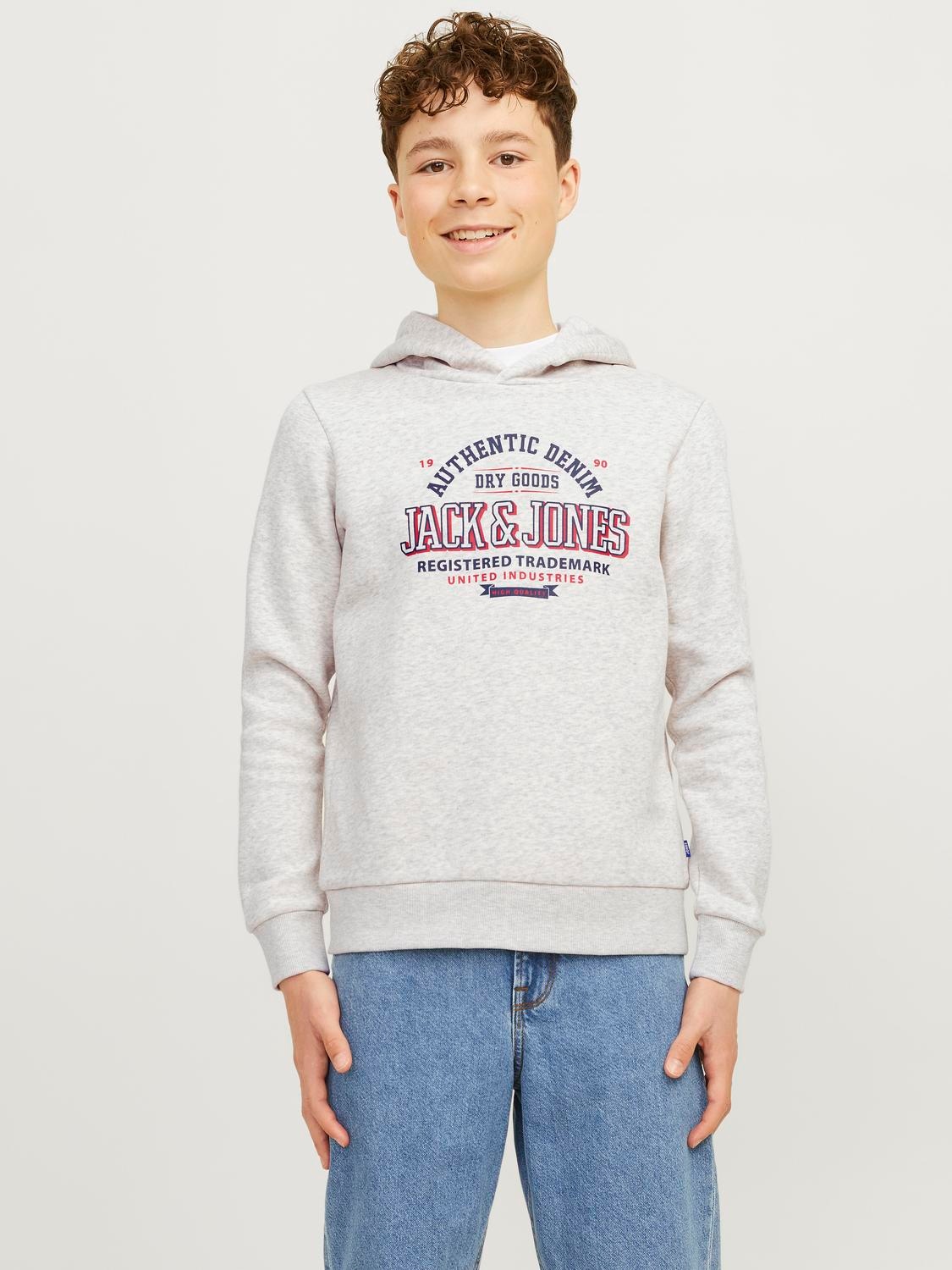 Jack & Jones Junior Kapuzensweatshirt »JJELOGO SWEAT HOOD 2 COL 24/25 NOOS JNR«