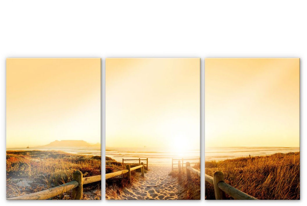 Image of Wall-Art Mehrteilige Bilder »Strand Urlaub (3-teilig)«, (Set, 3 St.) bei Ackermann Versand Schweiz