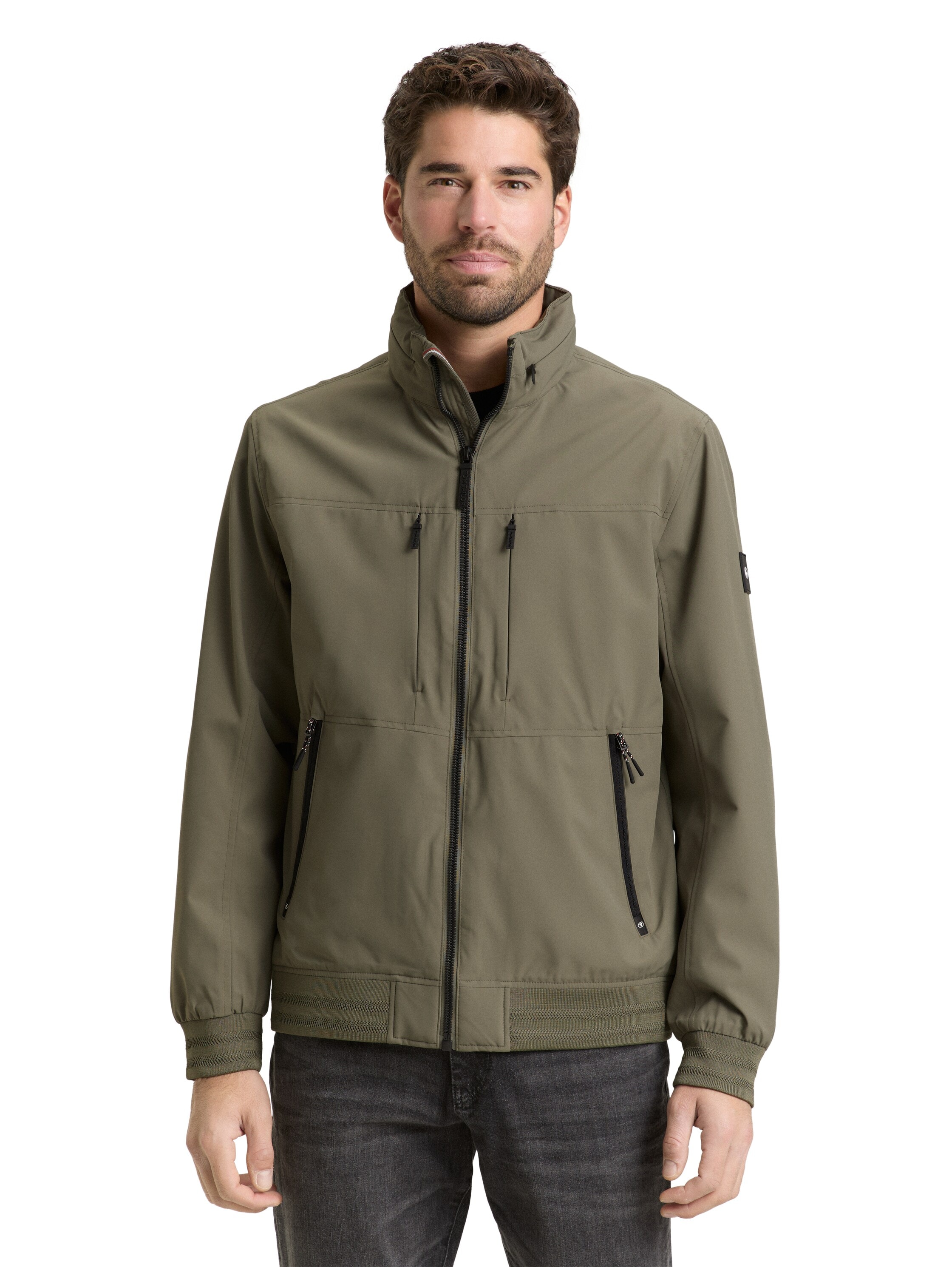 Image of TOM TAILOR Blouson mit Kapuze mit elastischem Bund