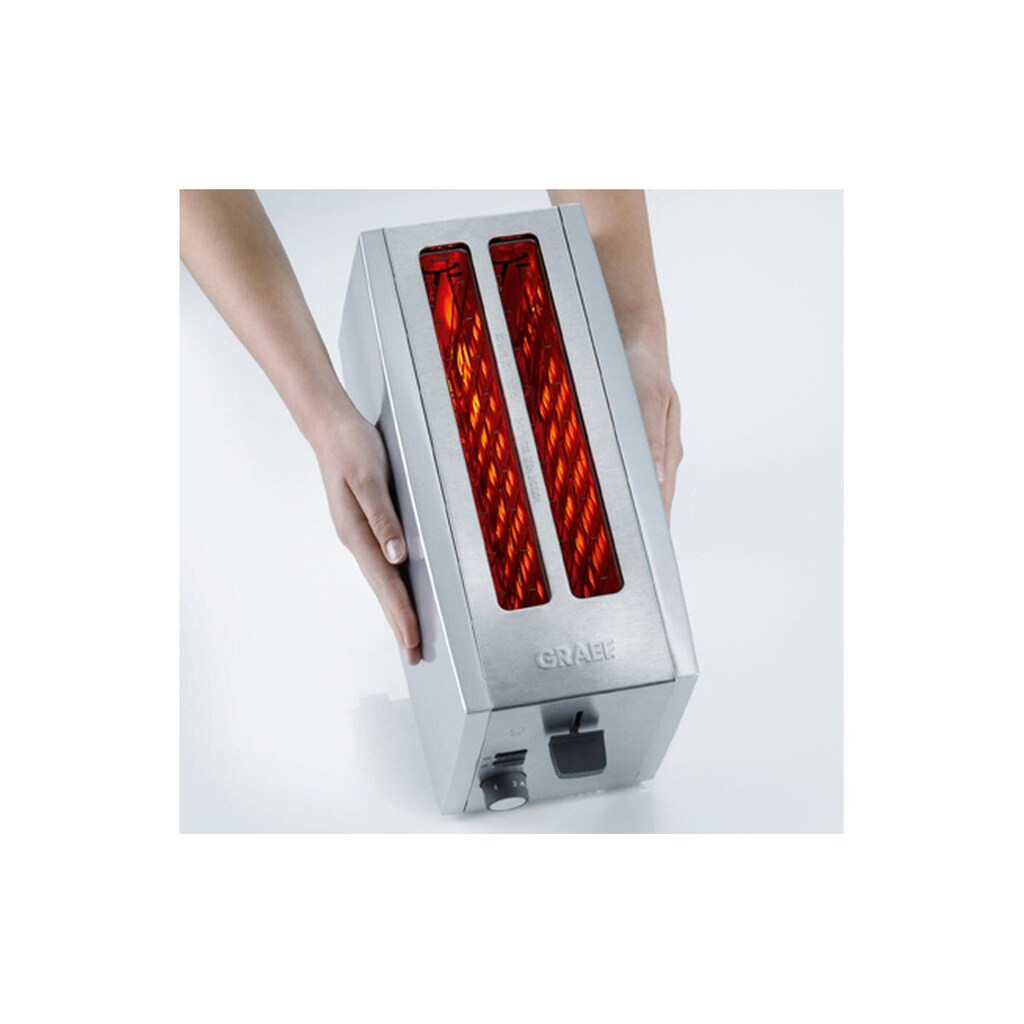Graef Toaster »TO 100«, 4 kurze Schlitze, für 4 Scheiben, 1380 W