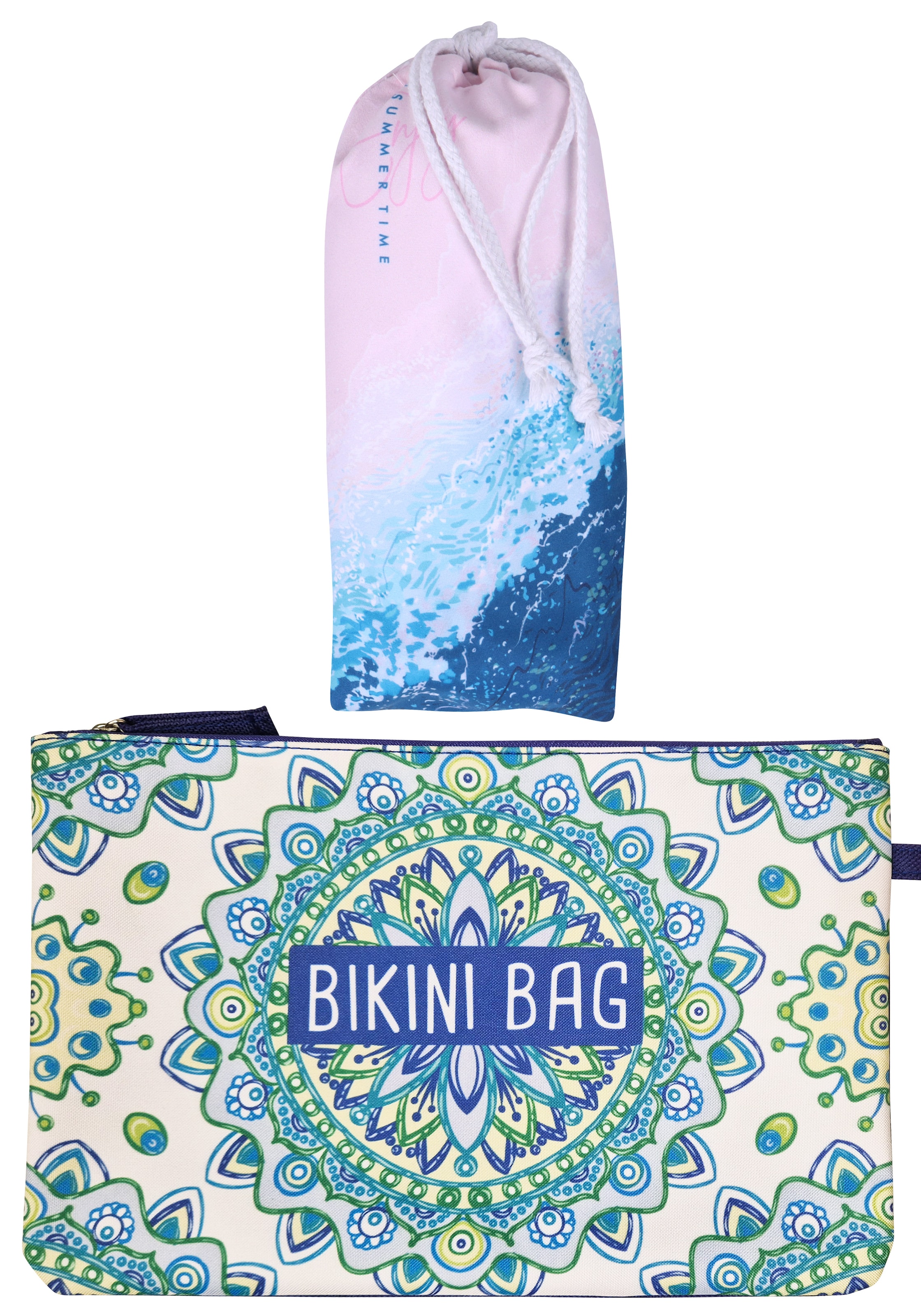 Capelli New York Strandtuch schnelltrocknend, inkl. praktischer Tasche