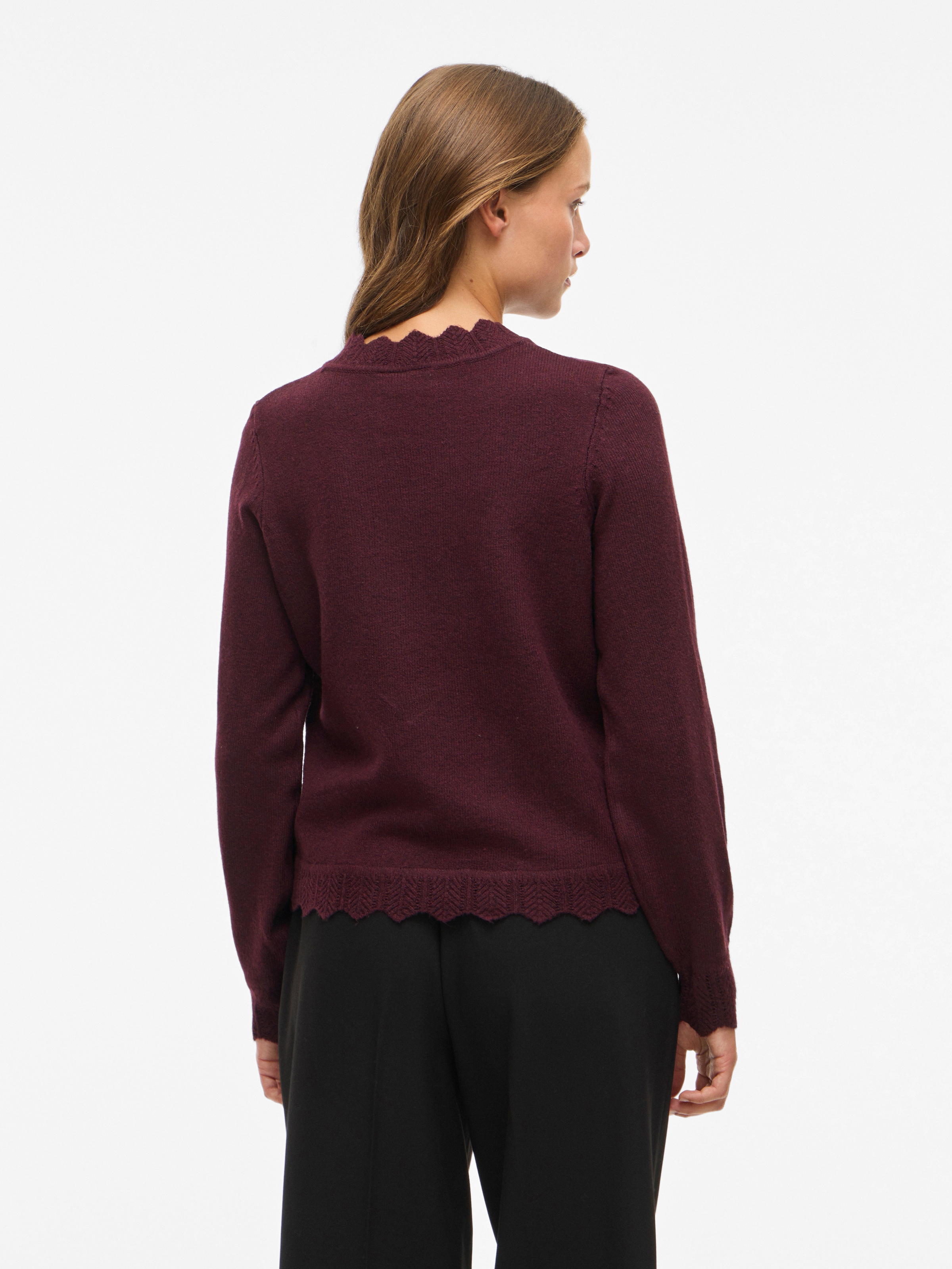 Vila Strickpullover »VINIKOLINA O-NECK L/S KNIT TOP - NOOS«