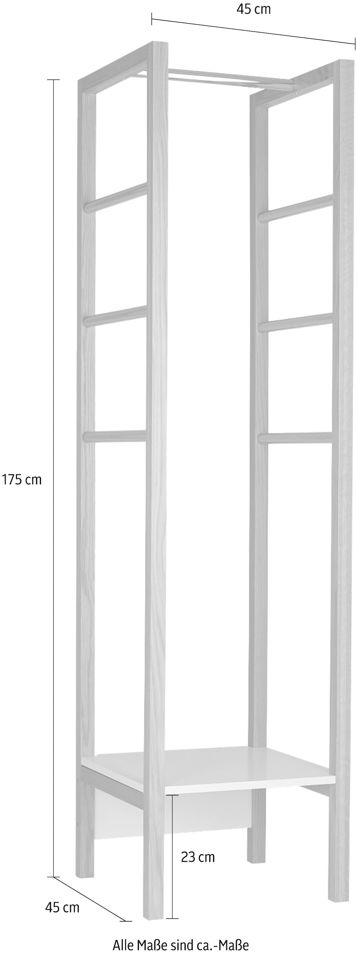 Woodman Garderobe »Northgate«, Holzfurnier aus Eiche