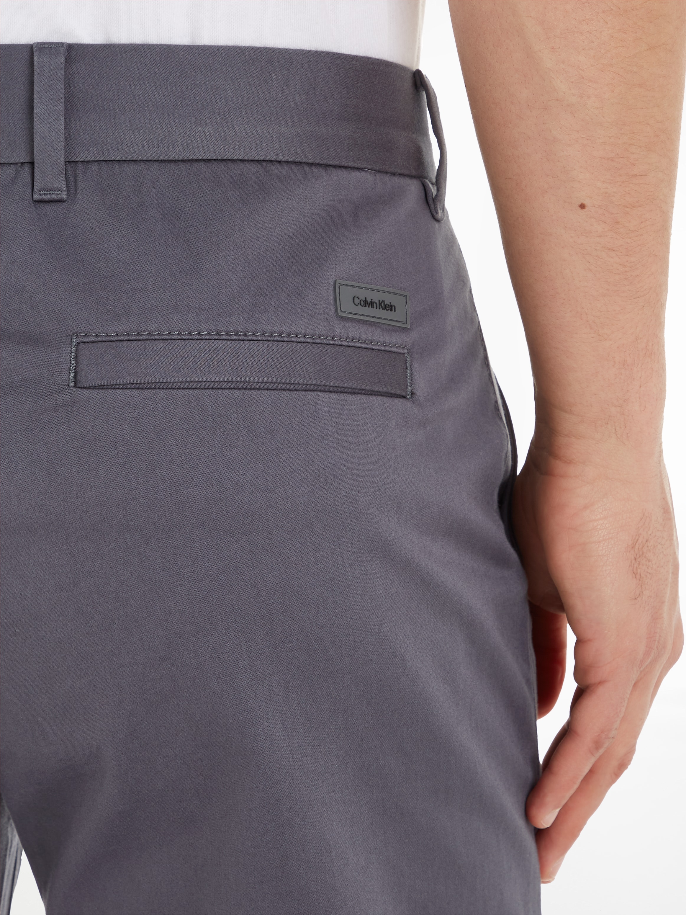 Calvin Klein Chinohose »SATEEN STRETCH SLIM CHINO«