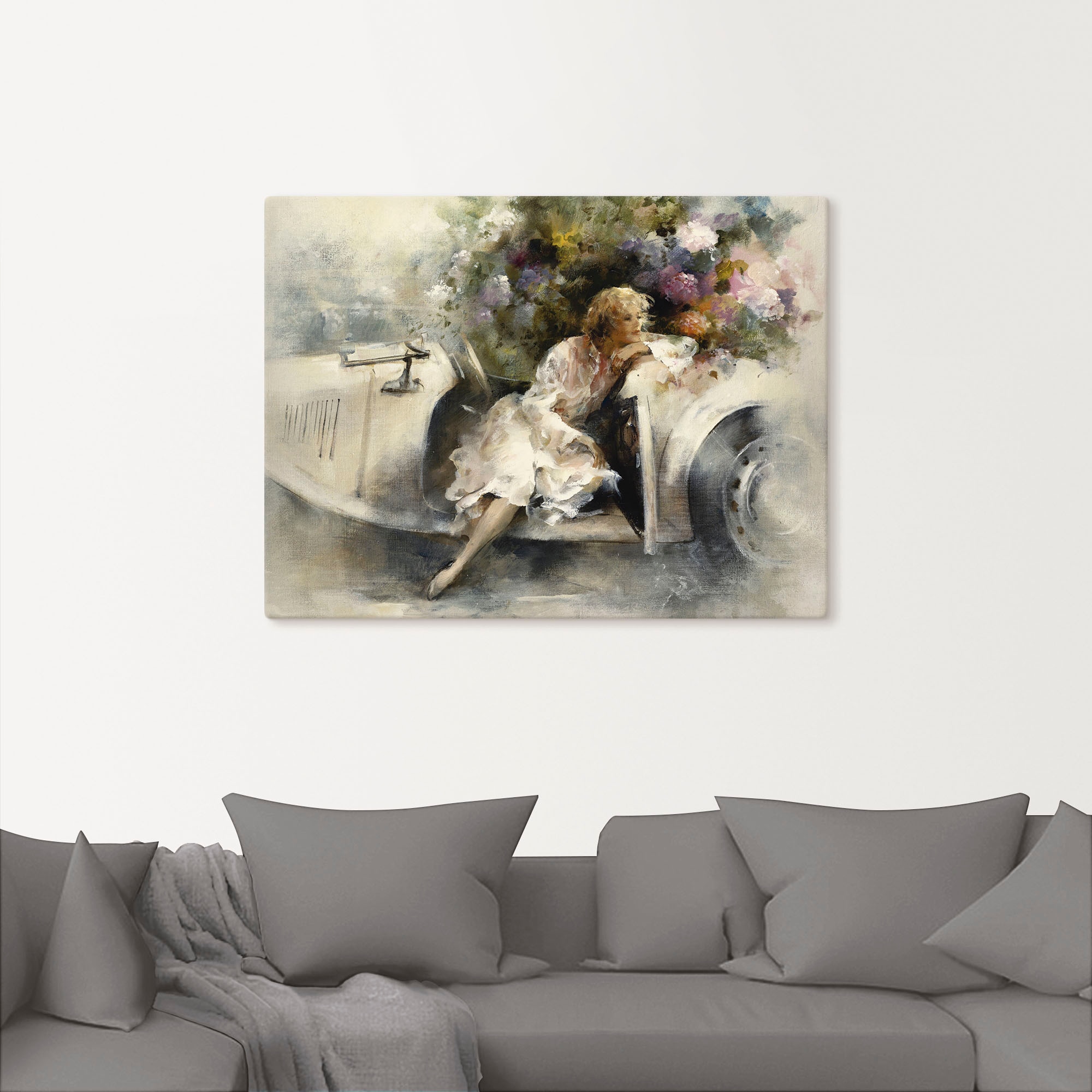 Artland Wandbild »Tagträumer«, Frau, (1 St.), als Leinwandbild, Poster, Wandaufkleber in verschied. Grössen