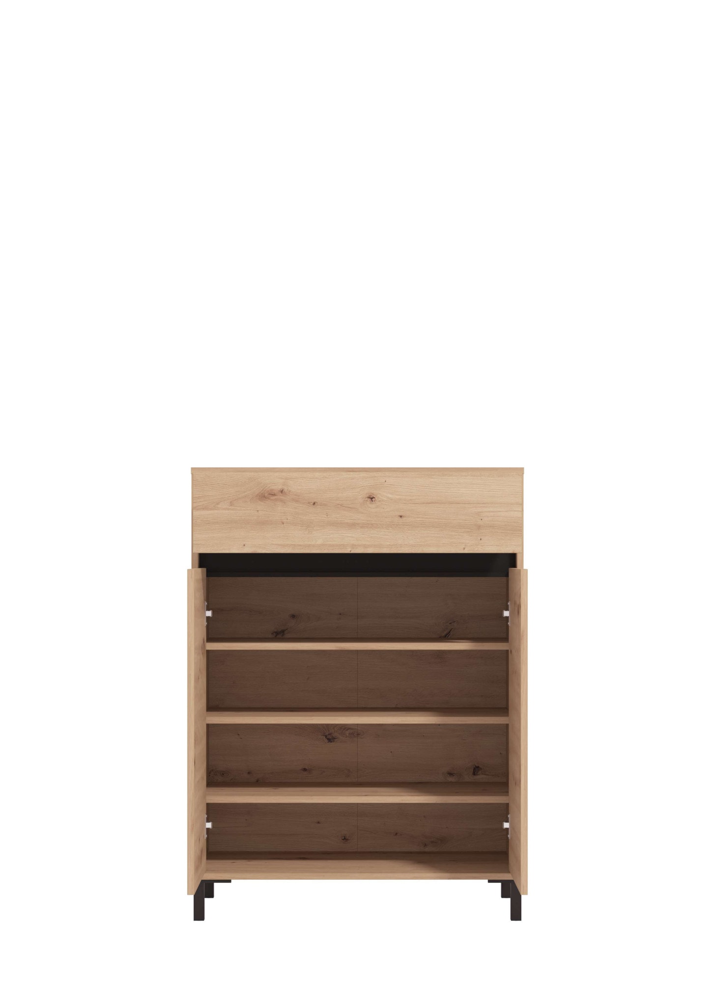 Home affaire Commode à chaussures »Flannan, Schuhregal, Schuhschrank, Gesamthöhe 109,5 cm« drei Regale und eine Schublade, Gesamtbreite 80 cm