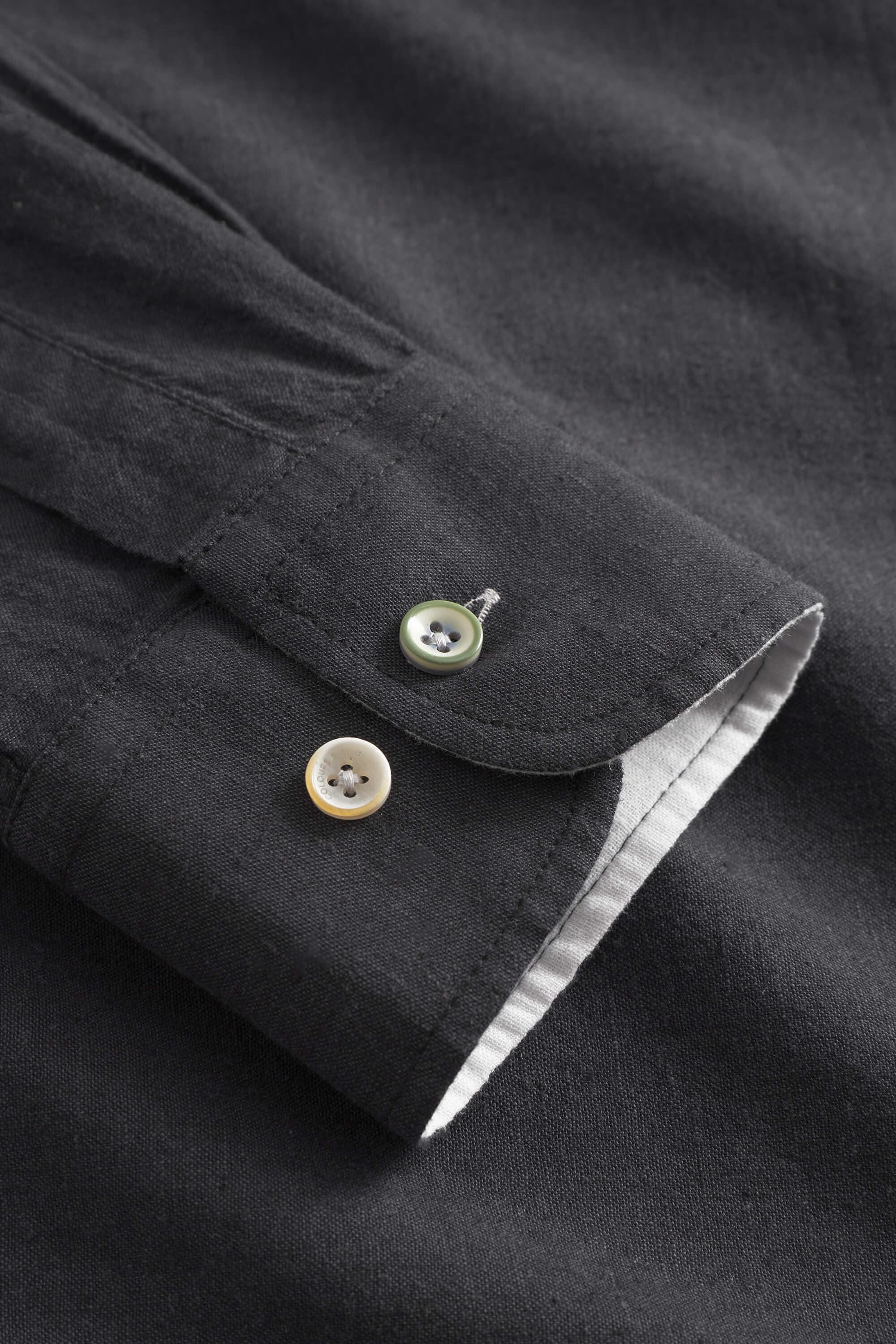 colours & sons Langarmhemd »colours & sons Langarmhemd Shirt-Linen Blend Kent«