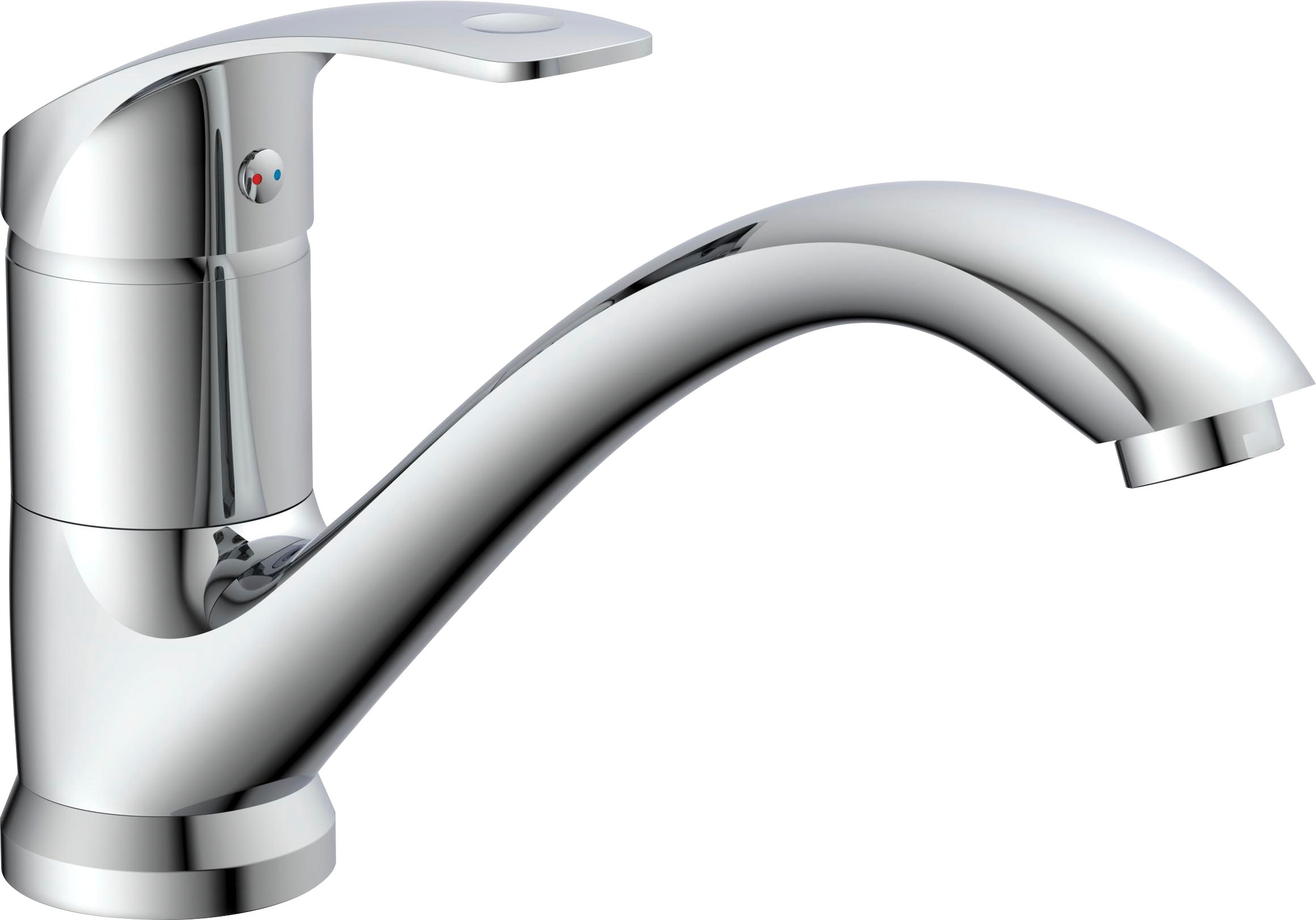 Image of Eisl Spültischarmatur "Rimini" 360 schwenkbarer Wasserhahn, Mischbatterie, Spültischarmatur in Chrom
