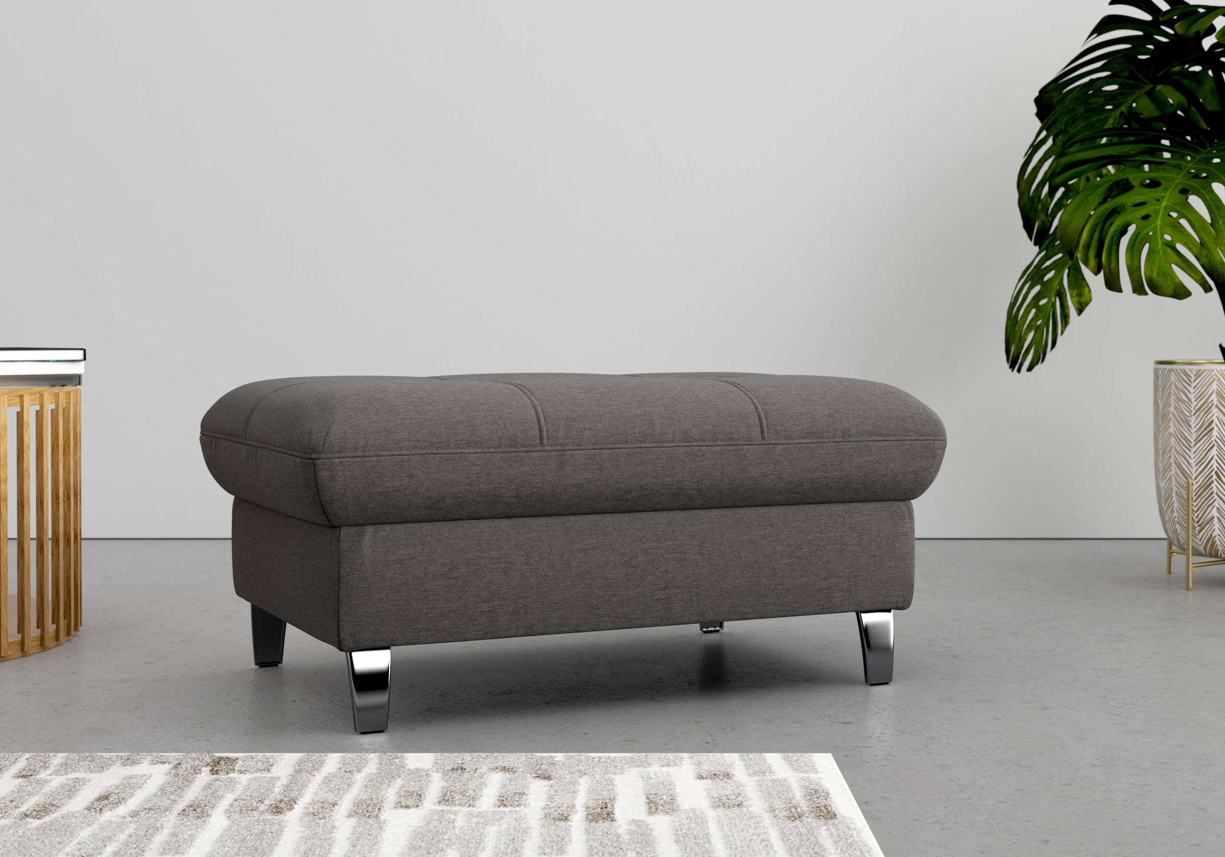 sit&more Stauraumhocker »Maggiore« mit Stauraum und modernen Metallbeinen