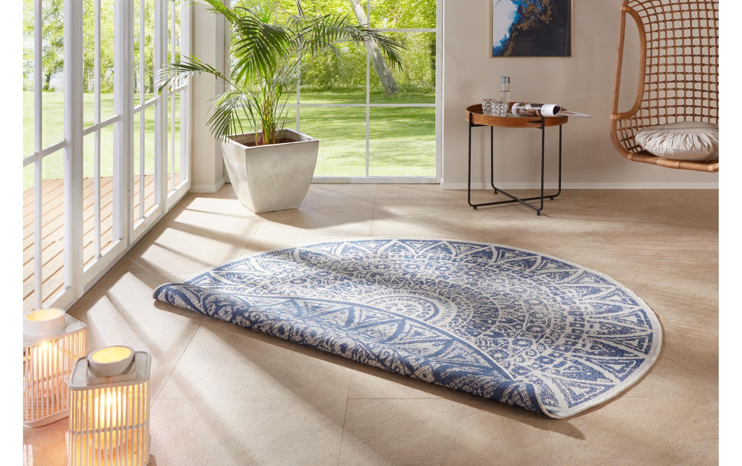 freundin Home Collection Teppich »Lilja 140 cm«