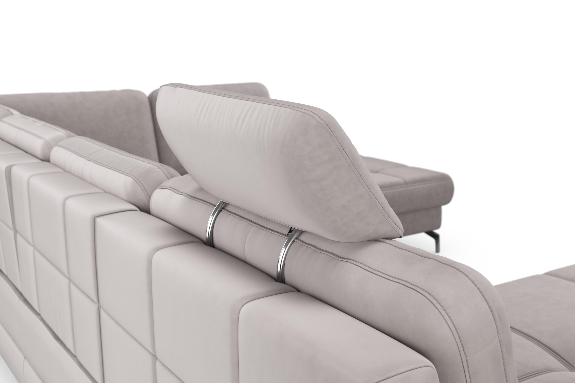 sit&more Wohnlandschaft »Bendigo U-Form«, inklusive Sitztiefenverstellung, Bodenfreiheit 12 cm, in 2 Fussfarben