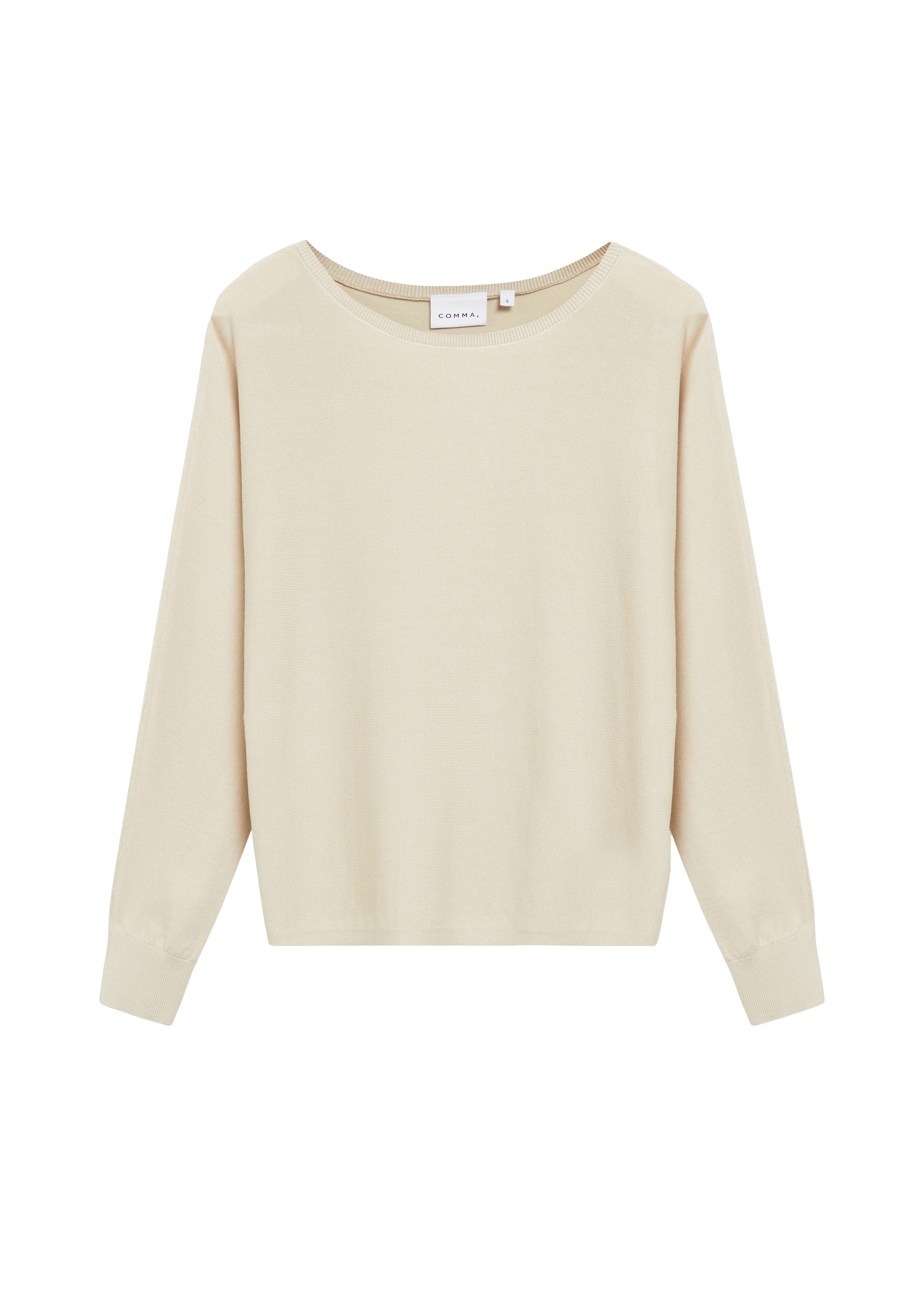 Comma Pull en tricot Col rond / avec viscose