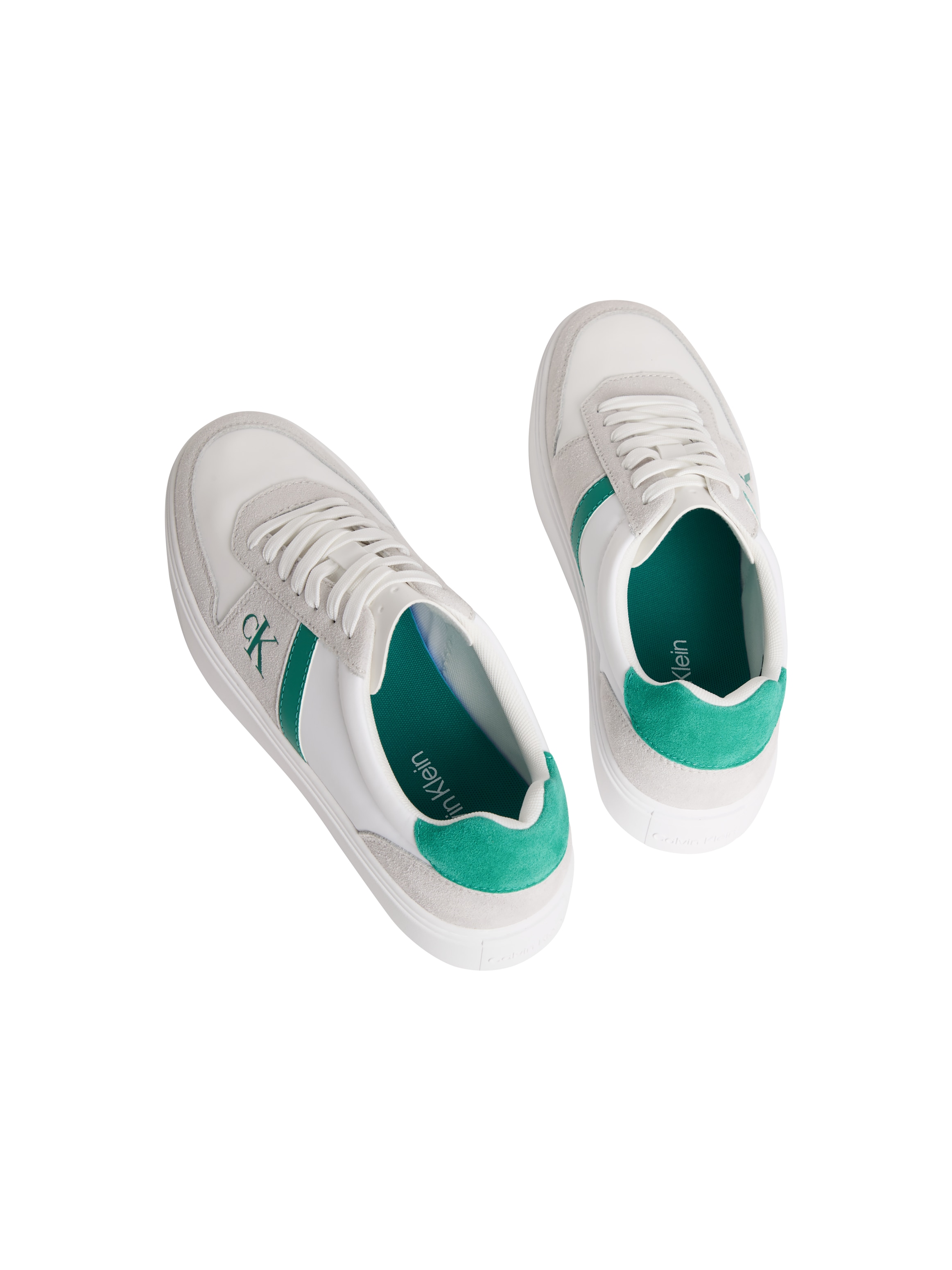 Calvin Klein Jeans Sneakers »CLASSIC CUPS LACE MIX EMB TONGUE«  chaussure à lacets, basket sneaker, chaussure de loisirs au look sportif