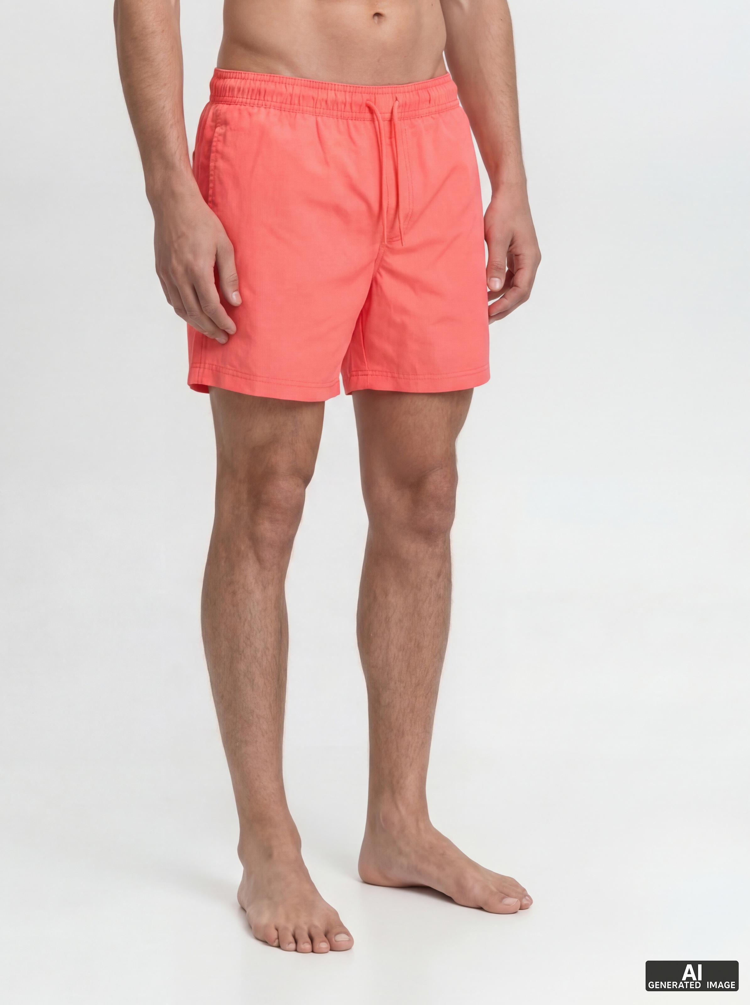 Image of Jack & Jones Badeshorts "JPSTMAUI TROPIC SOLID SWIM SHORTS SN" Kunstfaser, normal geschnitten