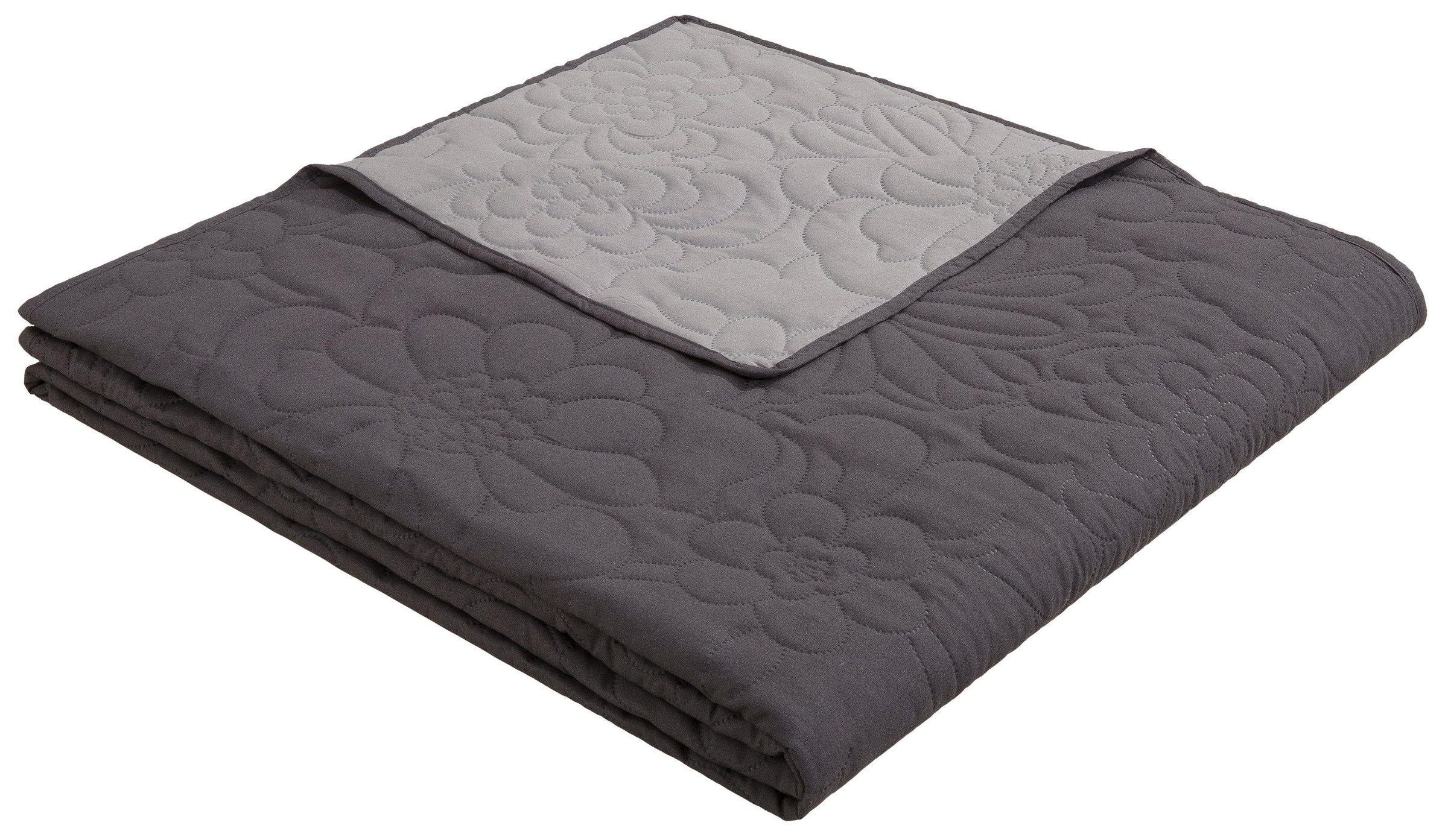 Image of my home Tagesdecke »Amanda gesteppte Tagesdecke, Wohndecke, Überwurf für Bett, Obermaterial 100% Polyester, in Grösse 140x210cm, 240x250 cm und 250x280 cm, Boho, Einzelbett, Doppelbett, Quilted, florale Steppung, Steppdecke« bei Ackermann Versand Schweiz