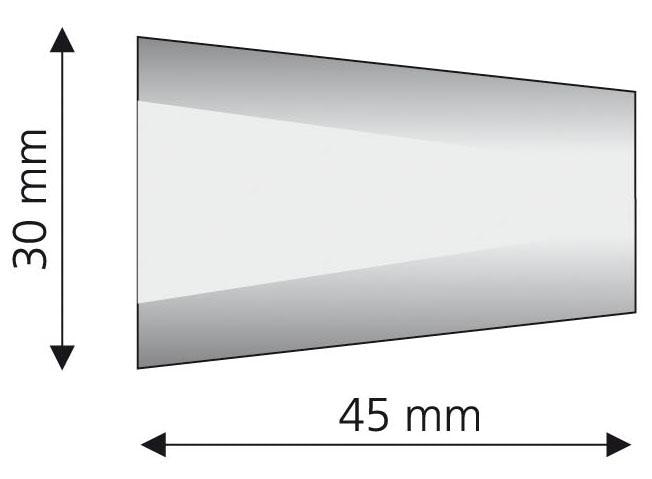 Liedeco Embout de tringle à rideaux »Dust« pour tringles à rideaux Ø 16 mm