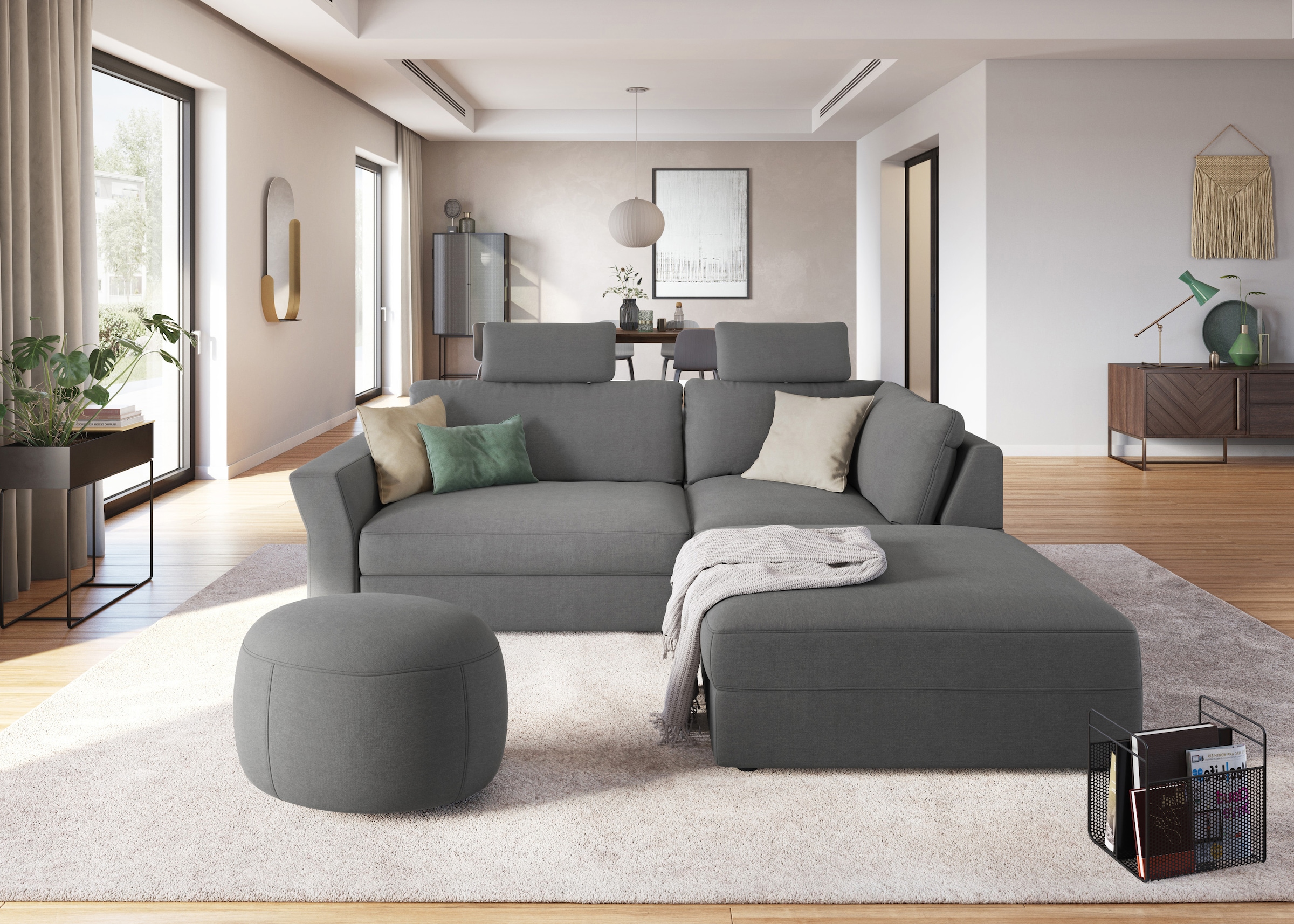 Image of sit&more Ecksofa "Cadabra L-Form" Breite 243 cm, inklusive Sitztiefenverstellung