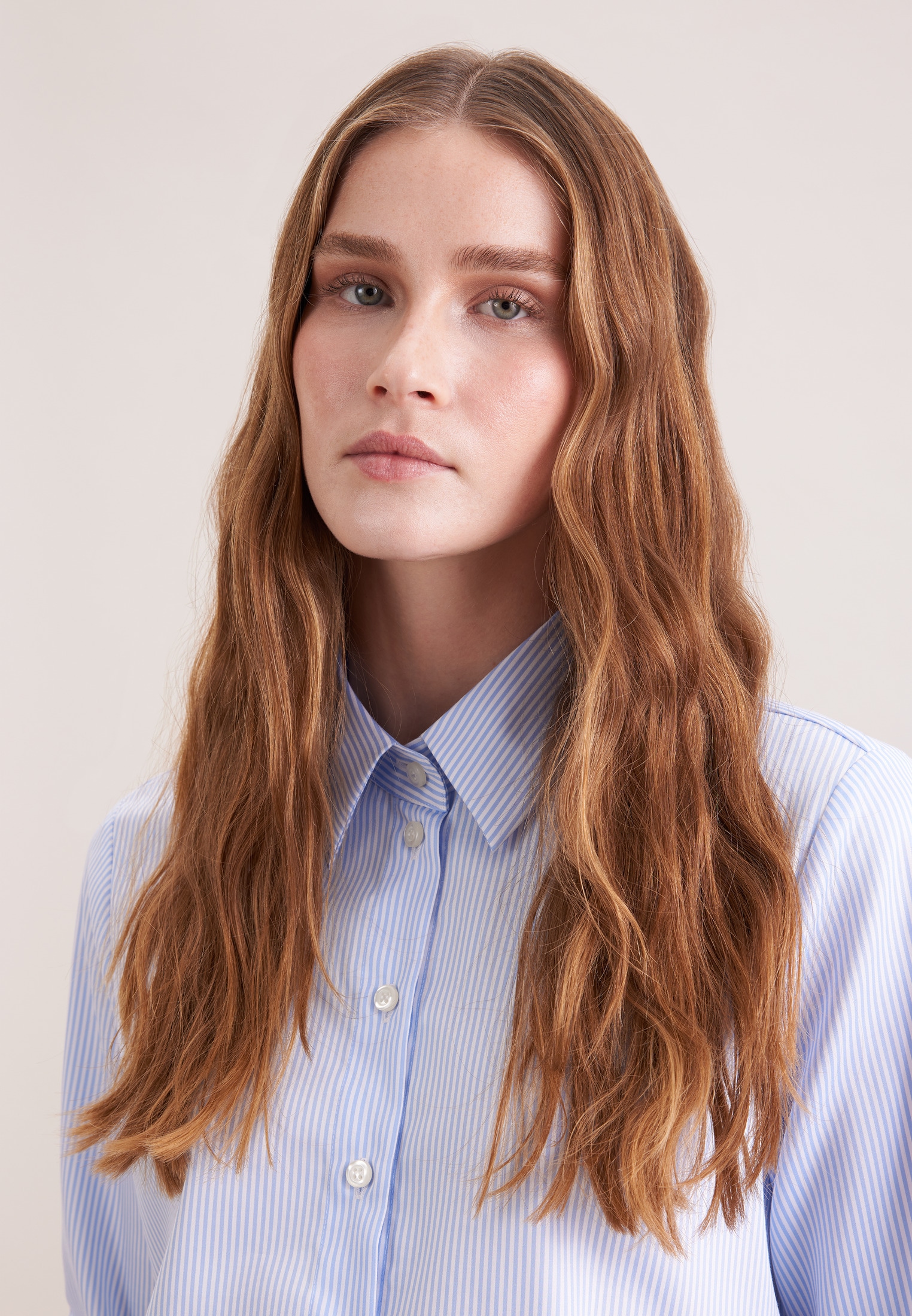 seidensticker Blouse chemise 1/1 Kragen Gestreift