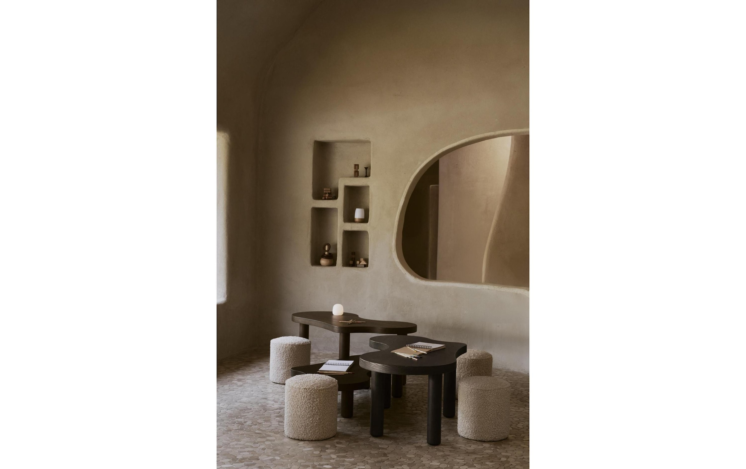 Quax Table d'appoint »Modular Organic 70 x 50 cm, Braun«