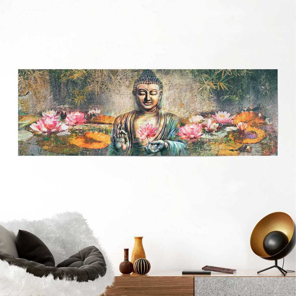 Reinders! Poster »Lotus Buddha«, (1 St.)