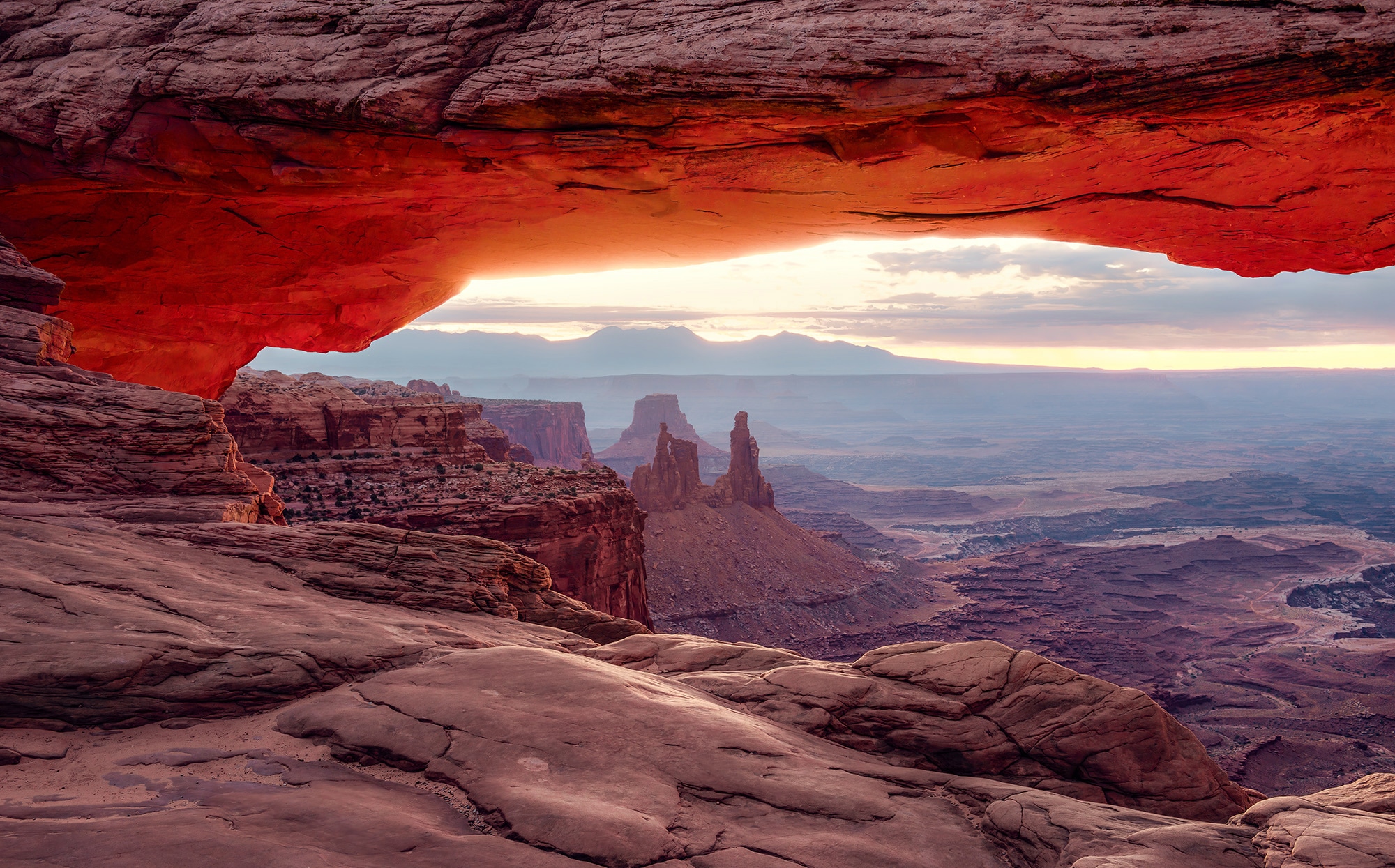 Image of Komar Vliestapete "Digitaldruck Vlies - Mesa Arch - Grösse 450 x 280 cm" bedruckt glatt Wohnzimmer, Schlafzimmer
